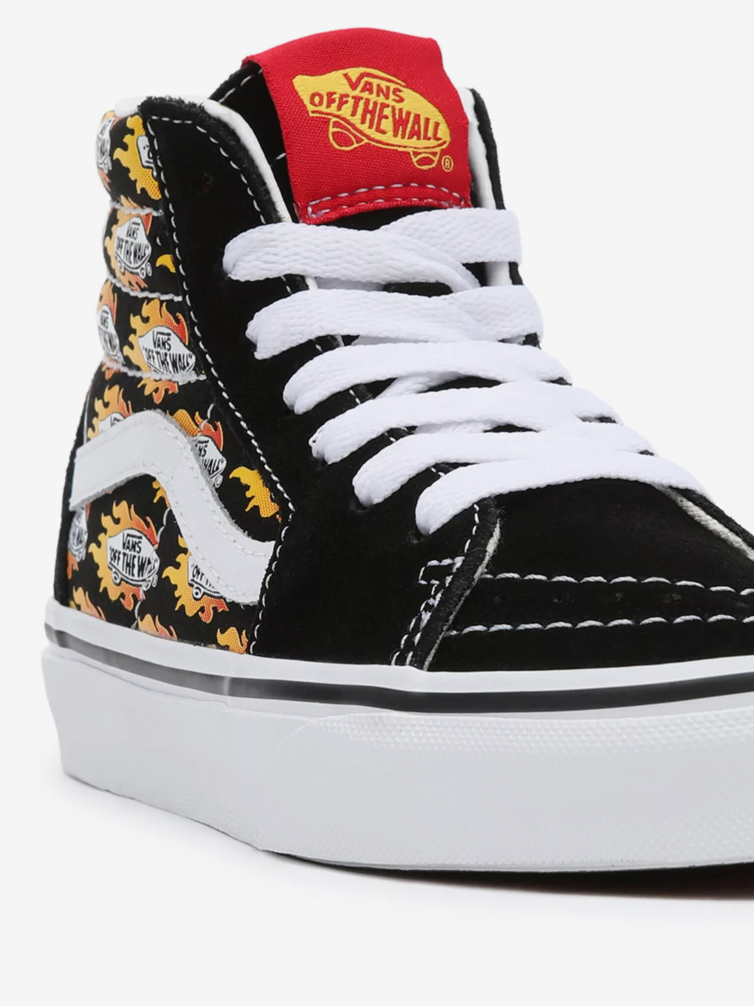 Vans Flame Logo Repeat Sk8-Hi Teniși pentru copii Negru - Pled.ro