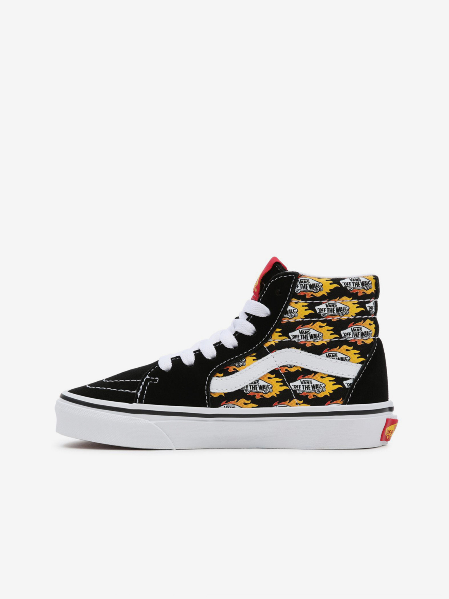 Vans Flame Logo Repeat Sk8-Hi Teniși pentru copii Negru - Pled.ro