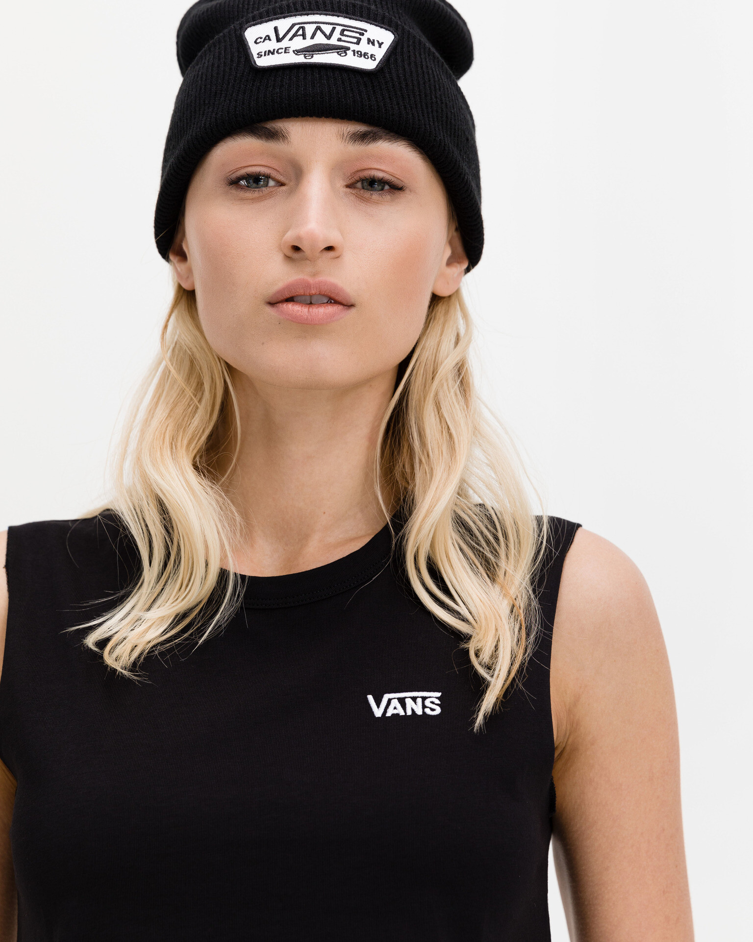 Vans Junior V Muscle Crop top Negru - Pled.ro