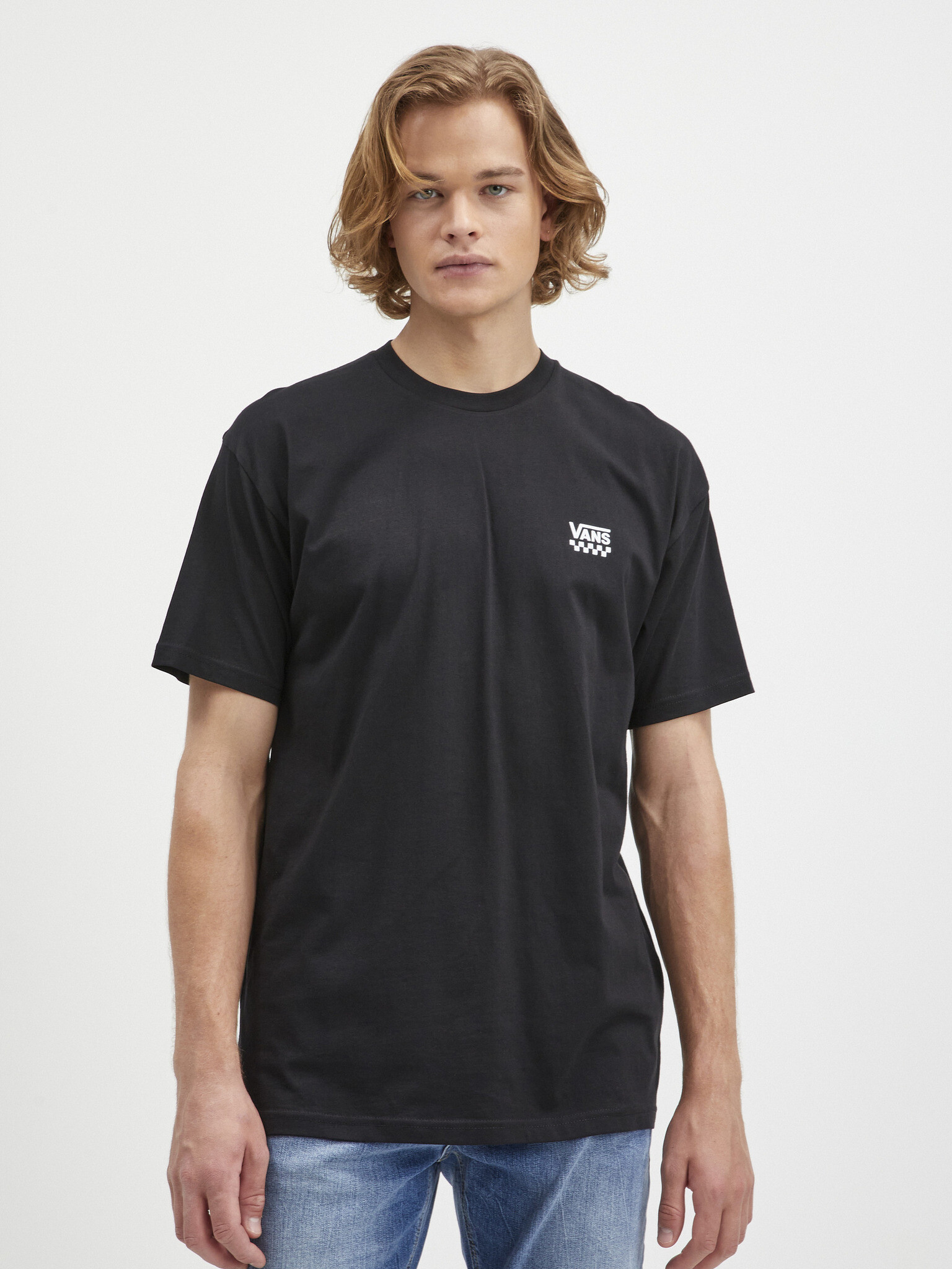 Vans Left Chest Logo II Tricou Negru - Pled.ro