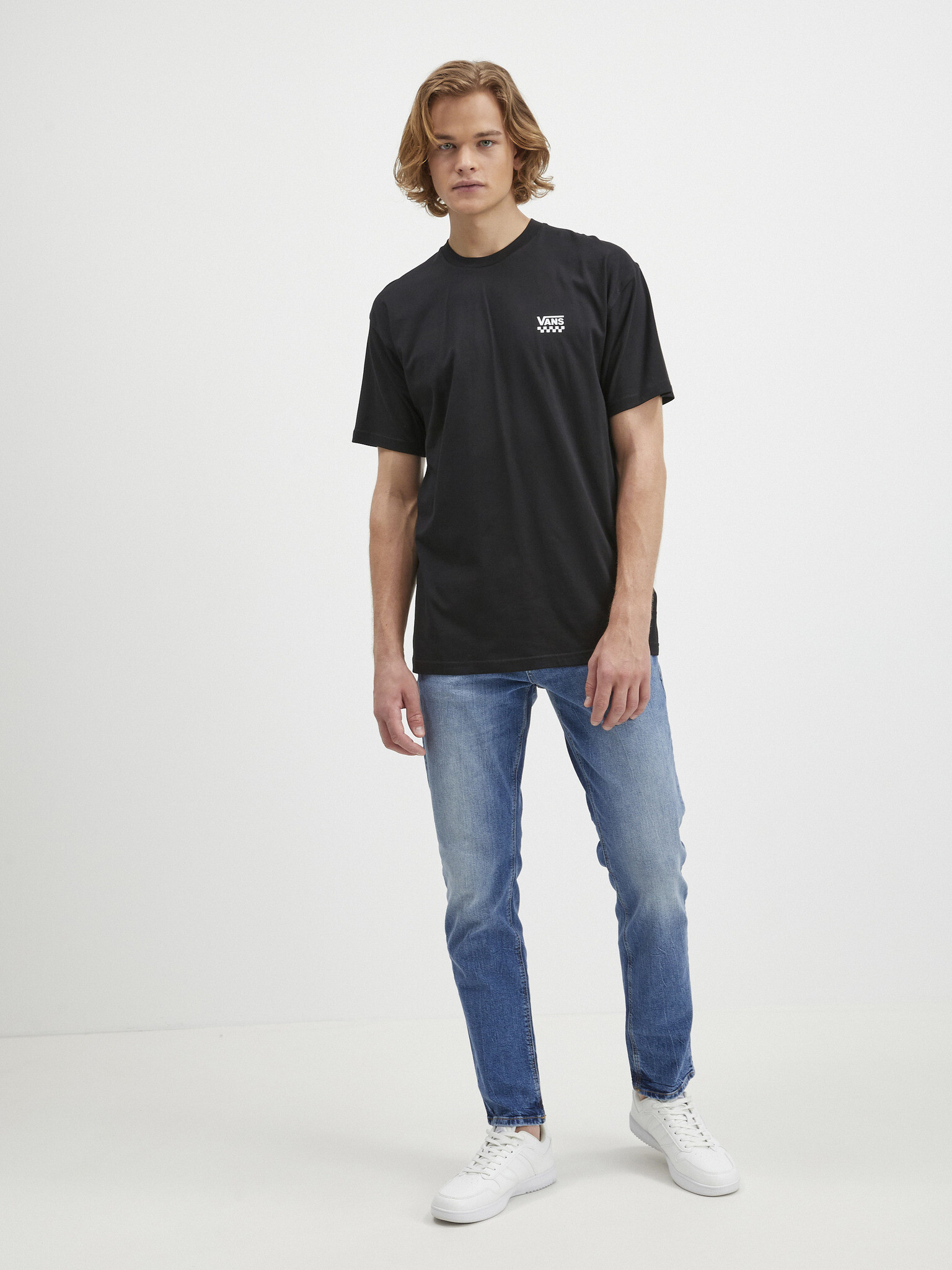 Vans Left Chest Logo II Tricou Negru - Pled.ro