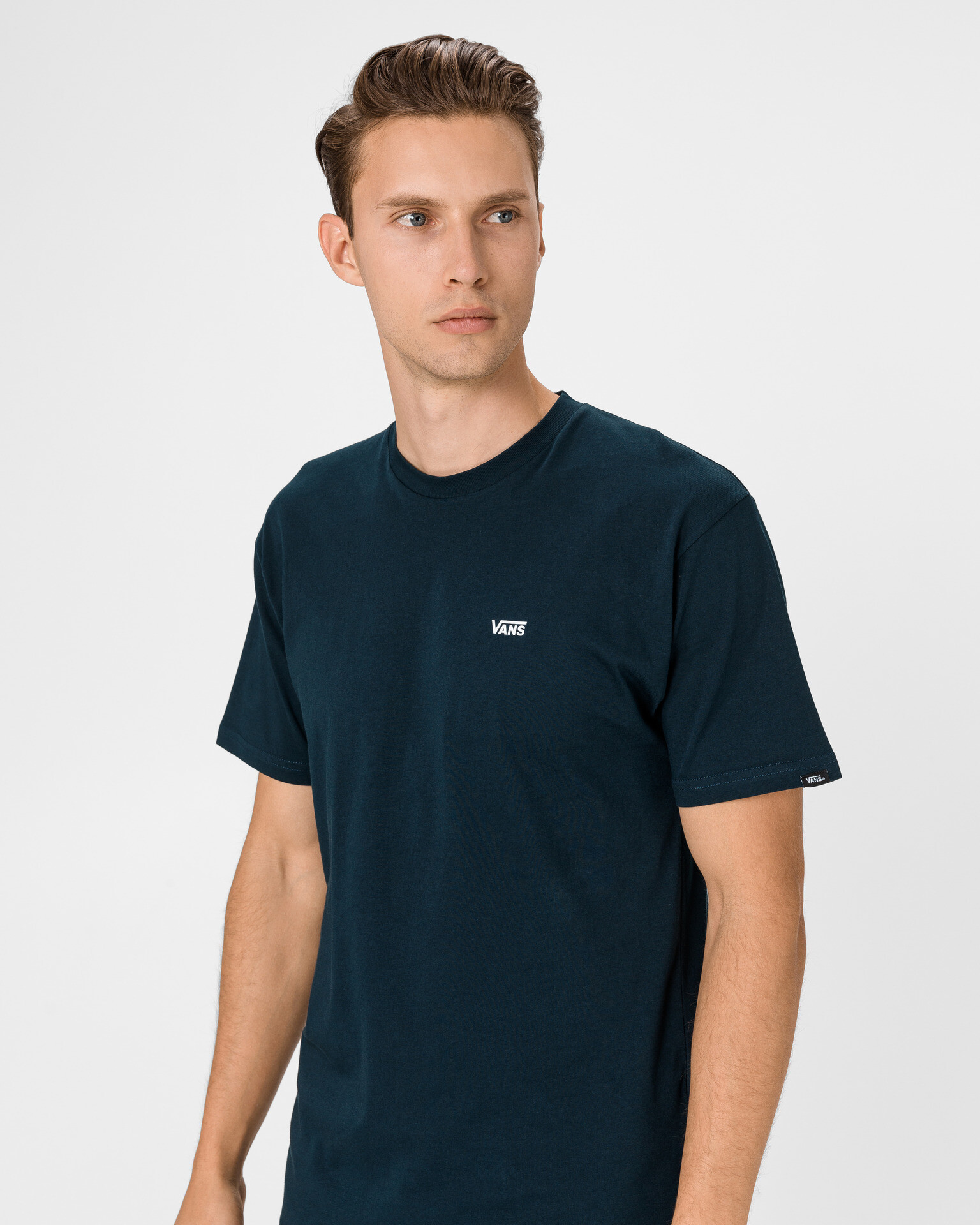 Vans Left Chest Logo Tricou Albastru - Pled.ro