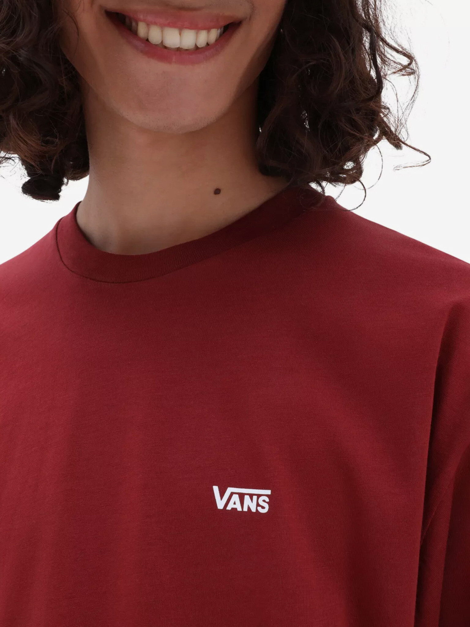 Vans Left Chest Logo Tricou Roșu - Pled.ro