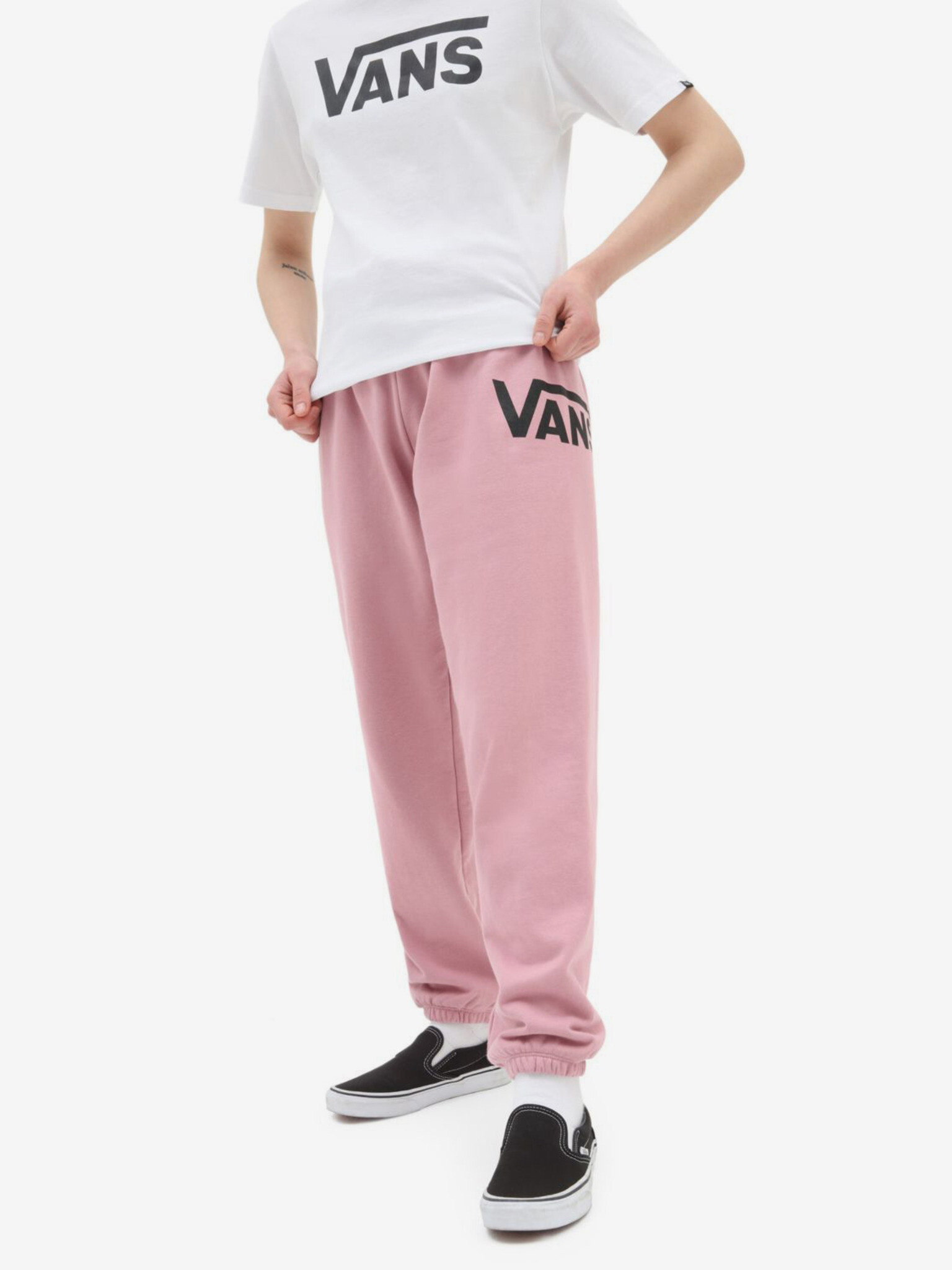 Vans Take it Easy Pantaloni de trening Roz - Pled.ro