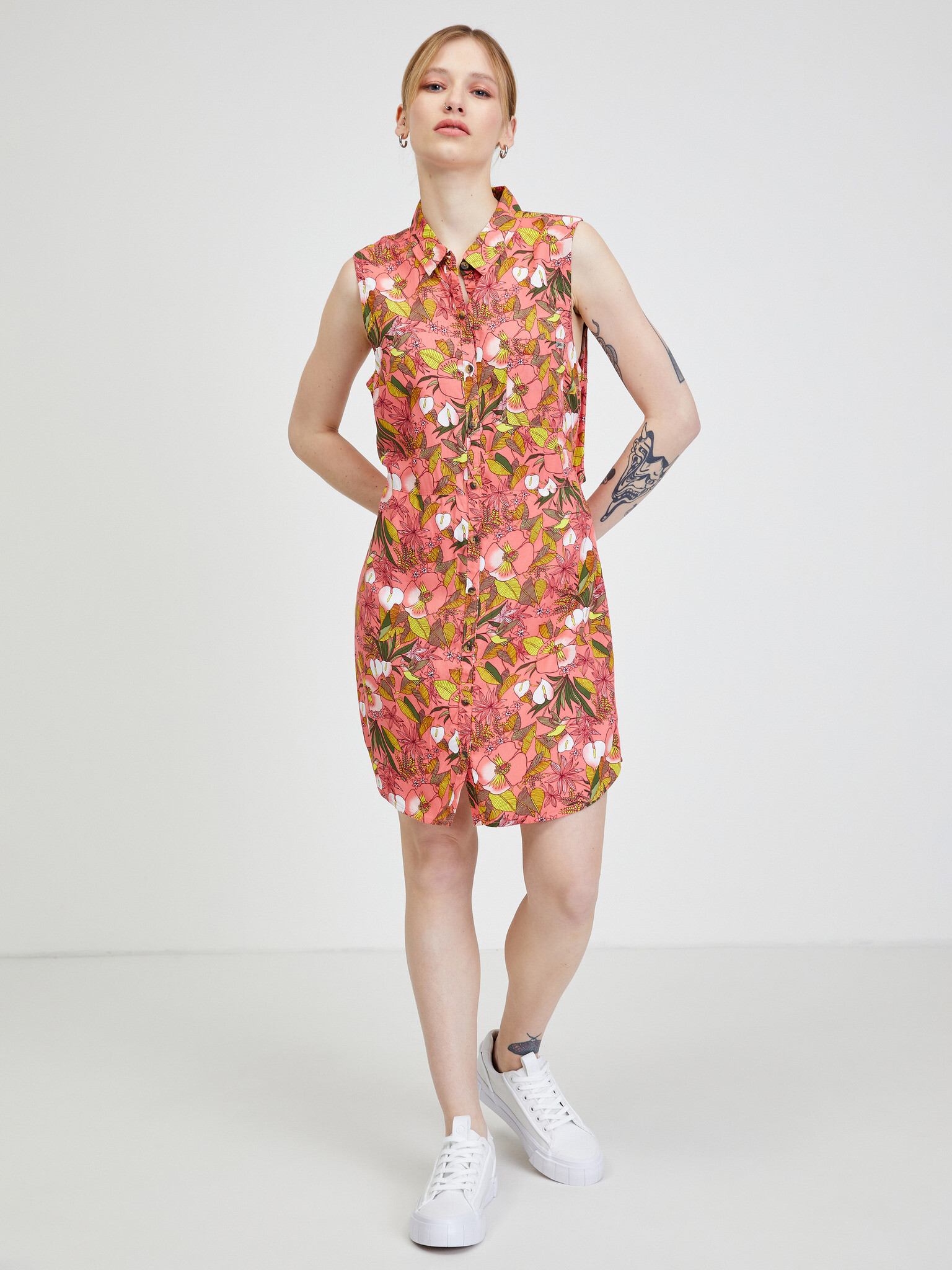 Vans Wilder Dress Lantana Rochie Roșu - Pled.ro