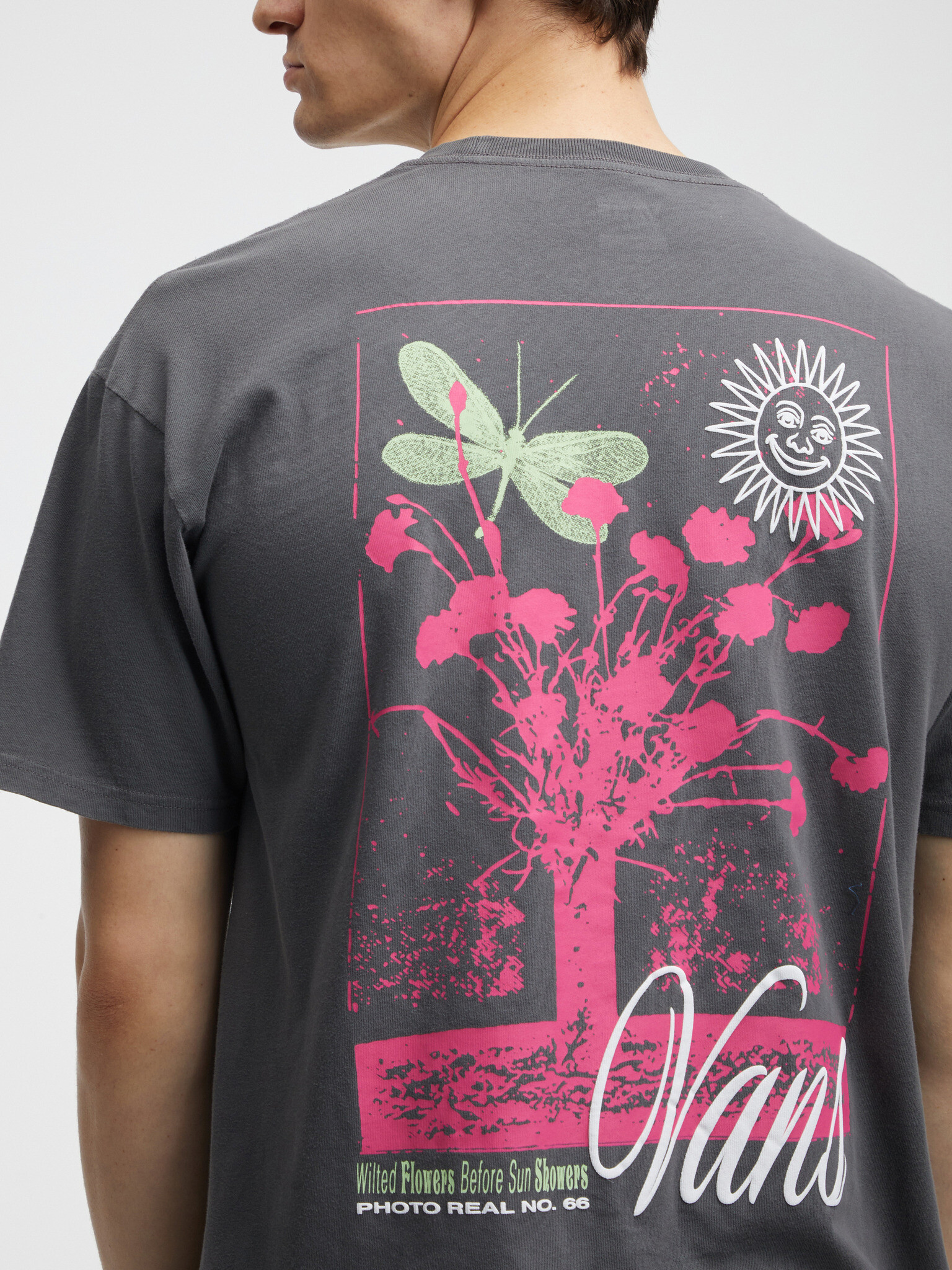 Vans Wildflower Tricou Gri - Pled.ro