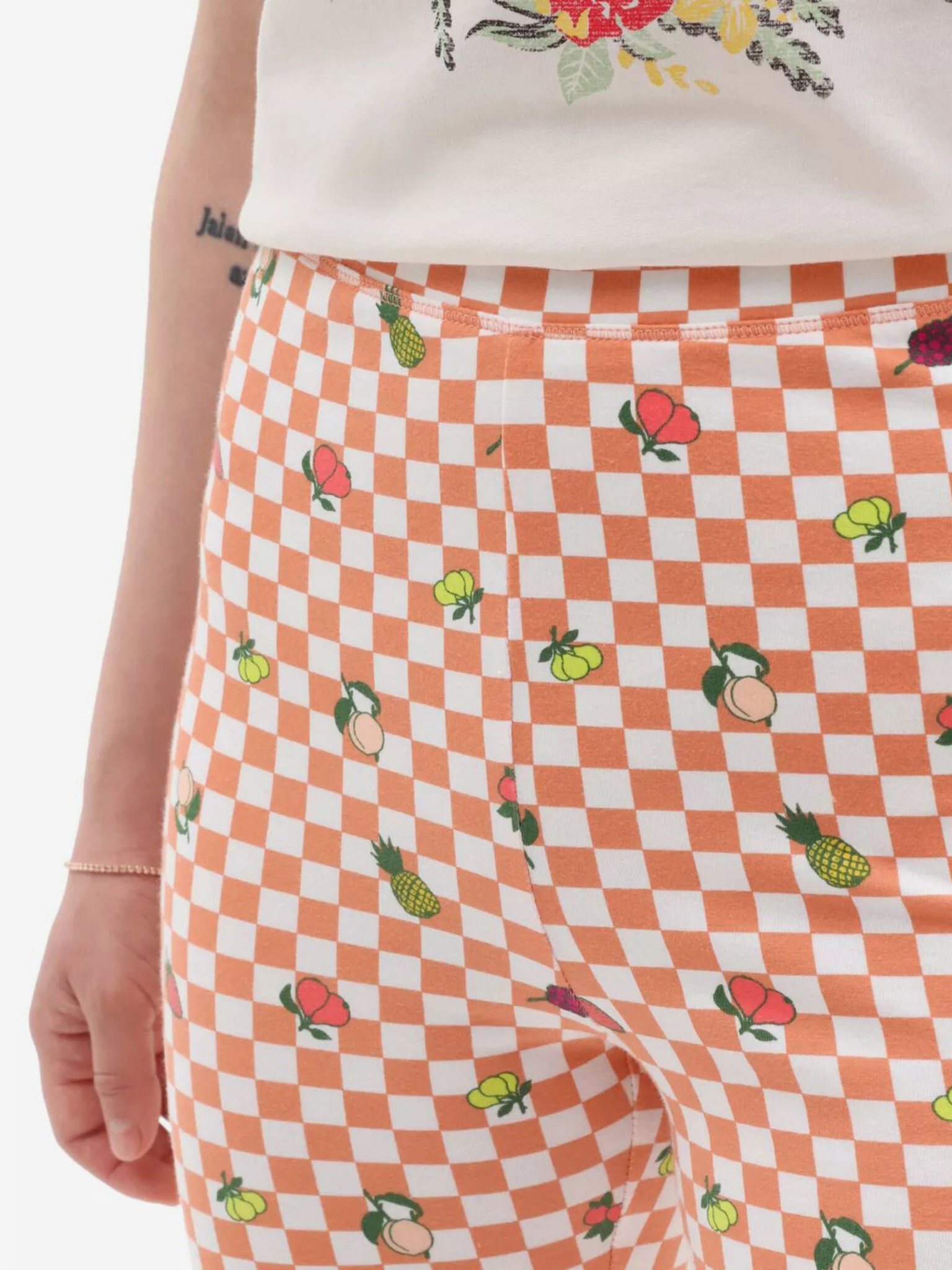 Vans WM Flying V Print Short Colanţi Portocaliu - Pled.ro