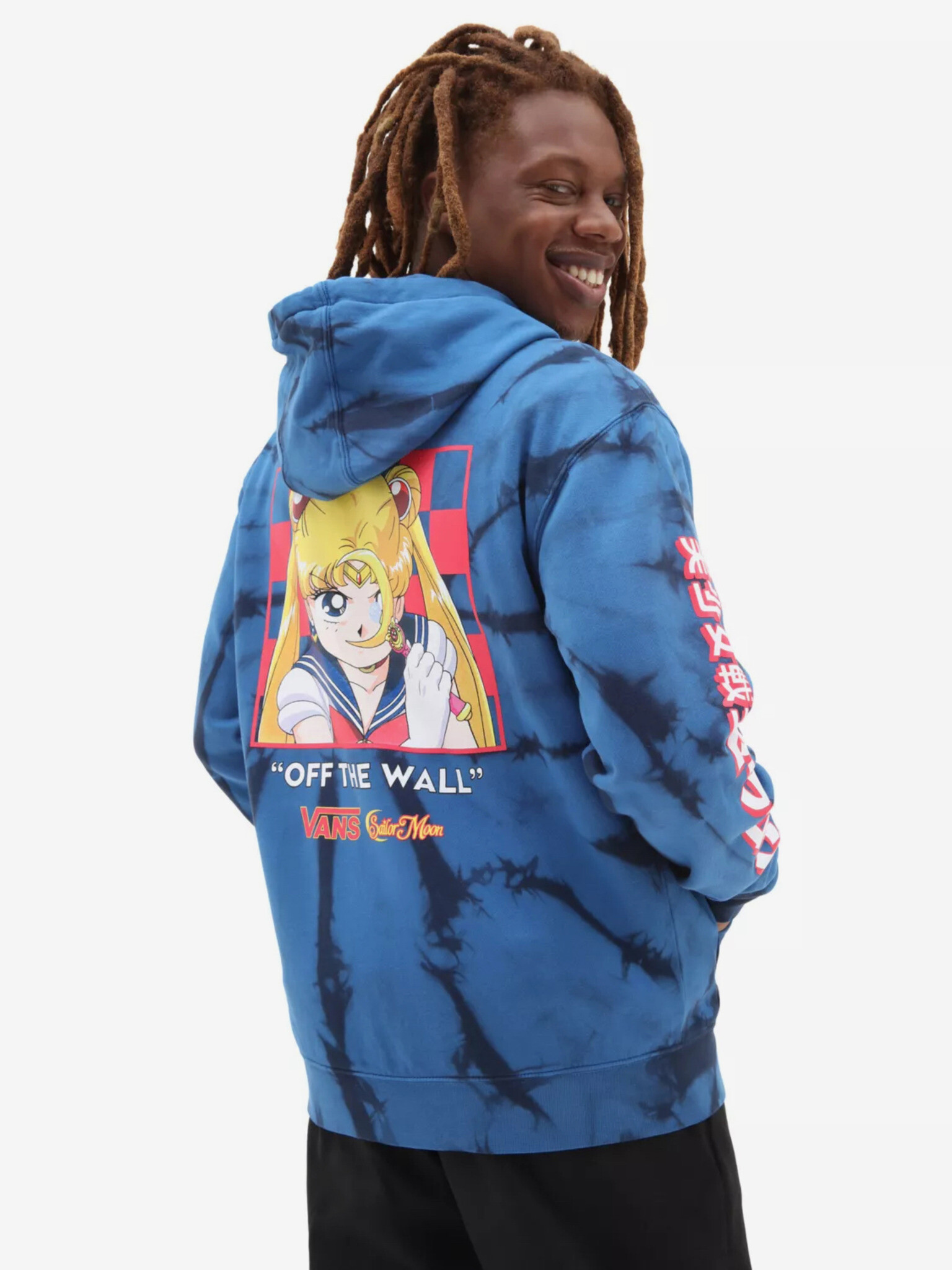 Vans x Pretty Guardian Sailor Moon Fleece Tie Dye Hanorac Albastru - Pled.ro