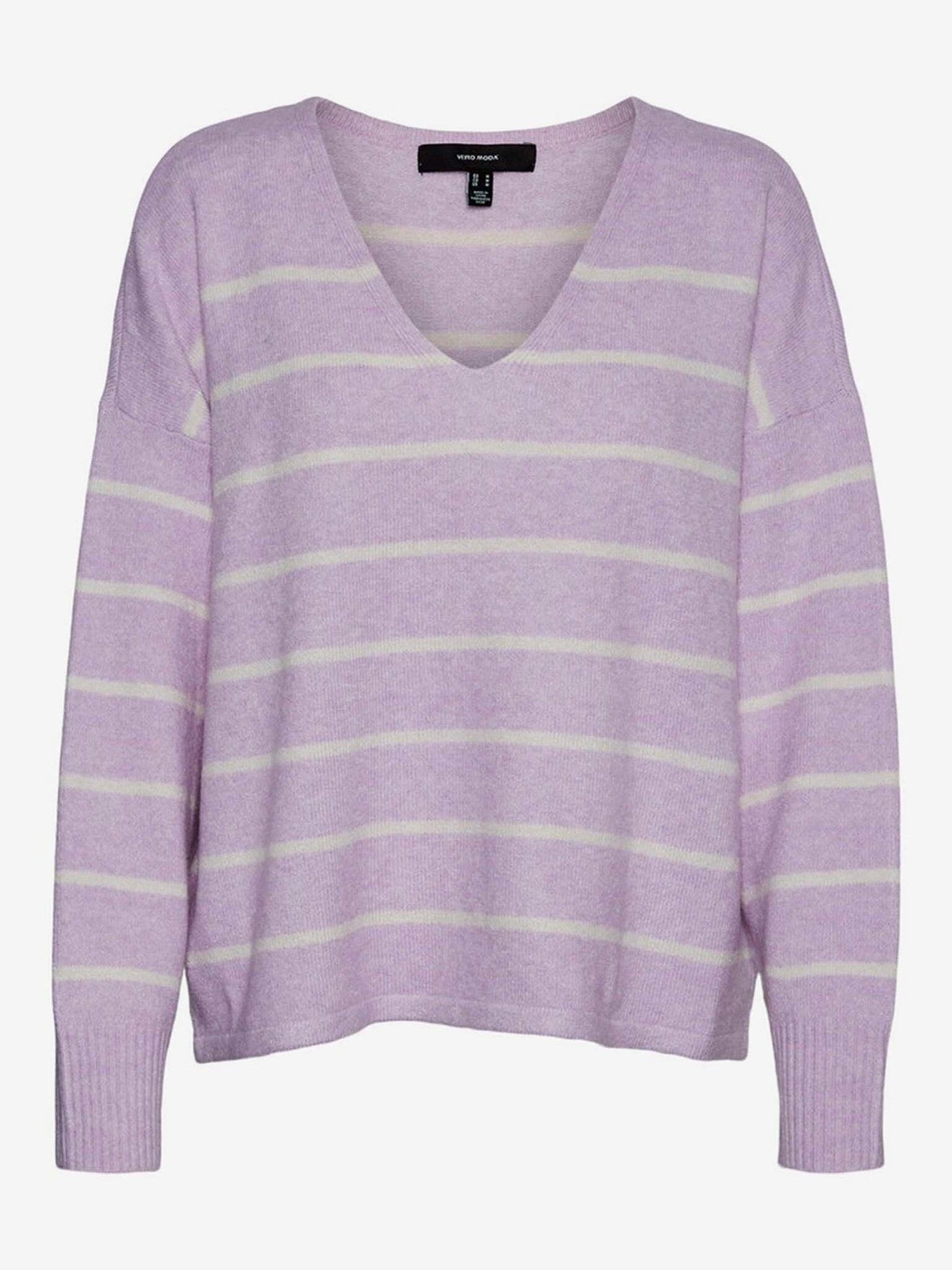 Vero Moda Curve Doffy Pulover Violet - Pled.ro