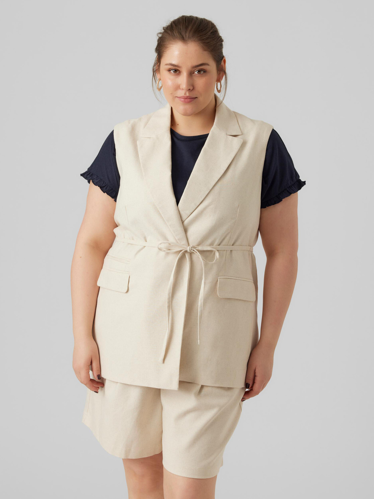 Vero Moda Curve Lillmae Vesta Alb - Pled.ro