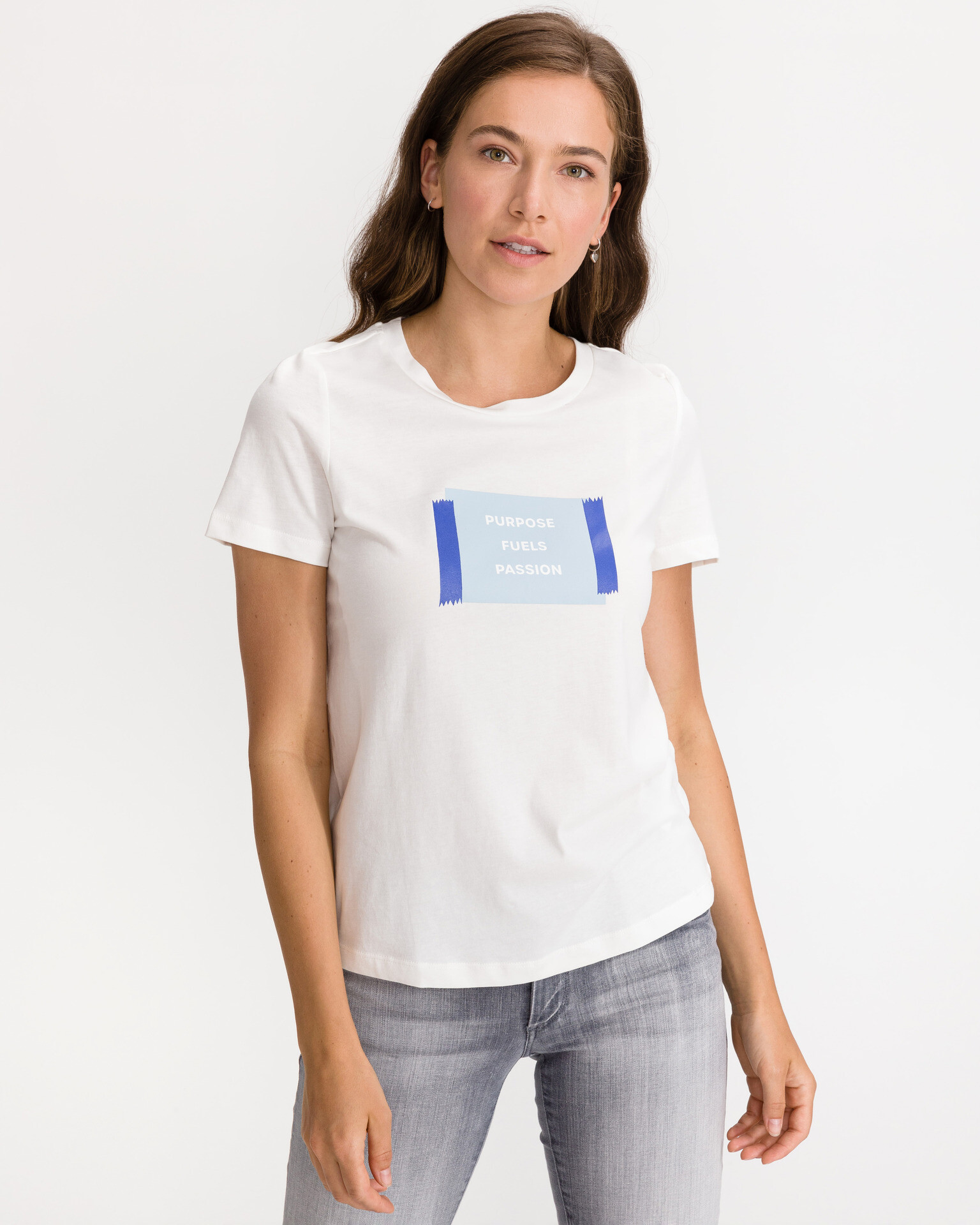 Vero Moda Flofrancis Tricou Alb - Pled.ro