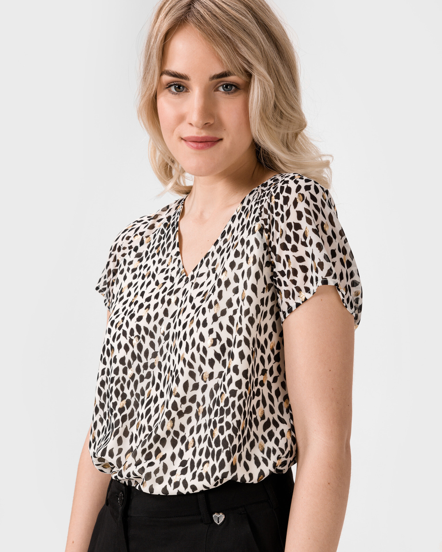 Vero Moda Penny Top Alb - Pled.ro