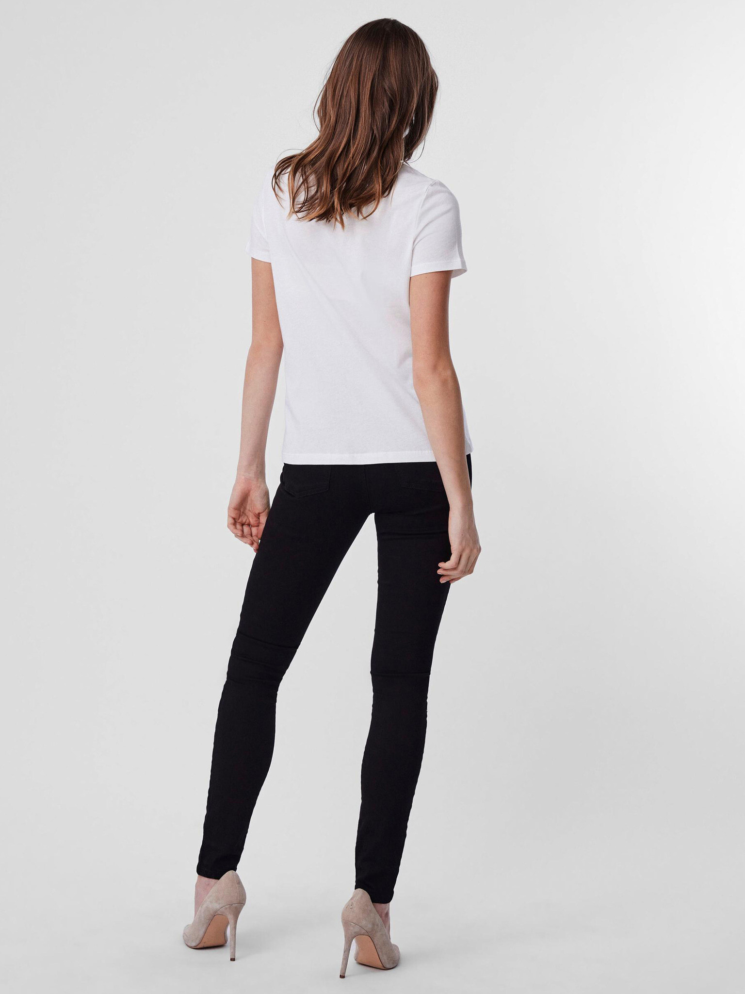 Vero Moda Tricou Alb - Pled.ro