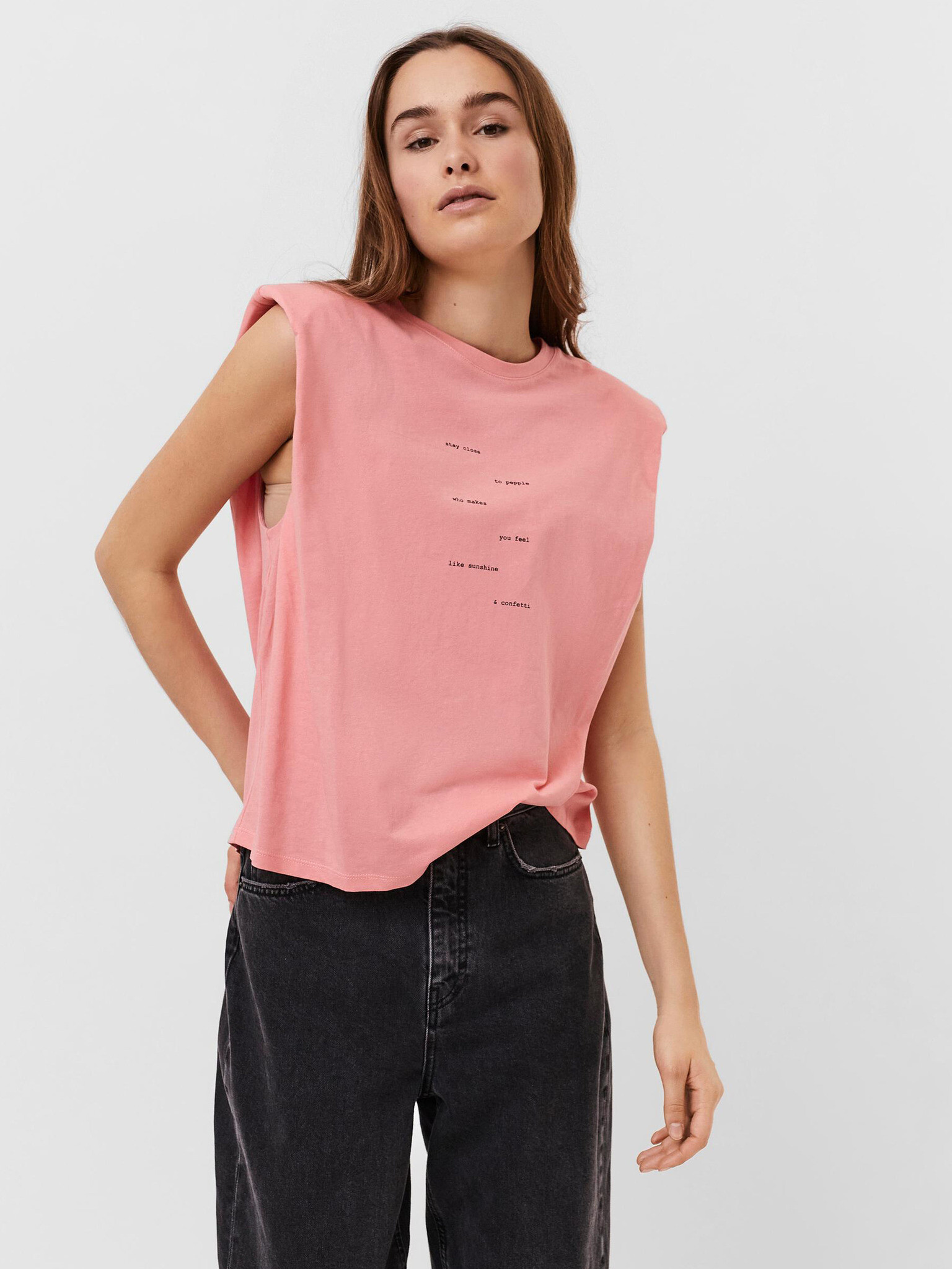 Vero Moda Tricou Roz - Pled.ro