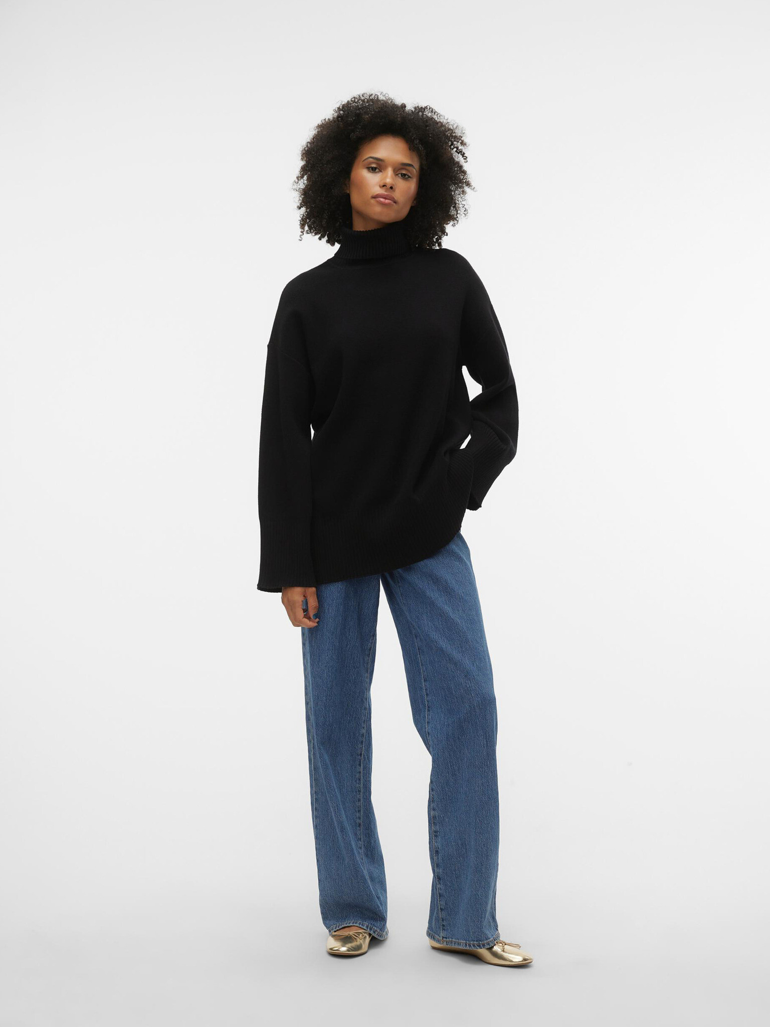 Vero Moda Turtleneck Negru - Pled.ro