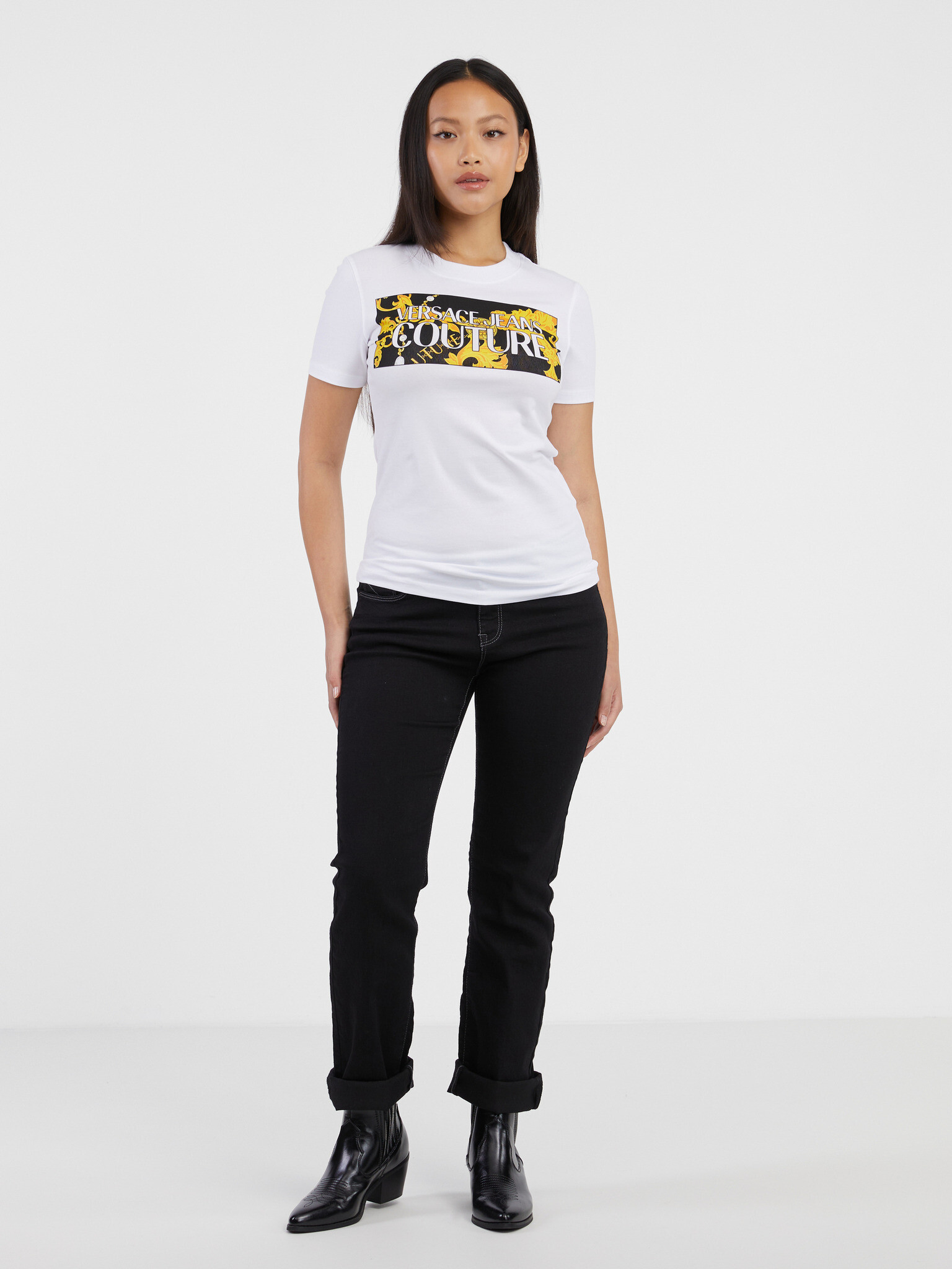 Versace Jeans Couture Tricou Alb - Pled.ro