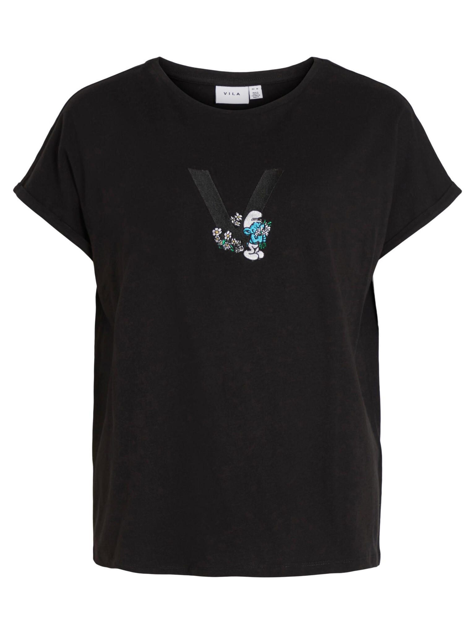 Vila Smurfy Tricou Negru - Pled.ro