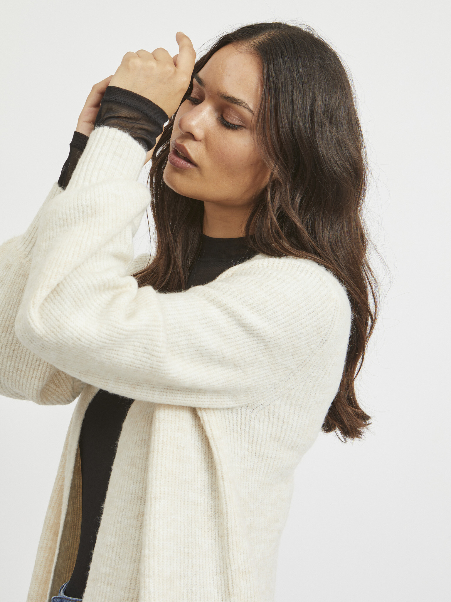 Vila Vanna Cardigan Alb - Pled.ro