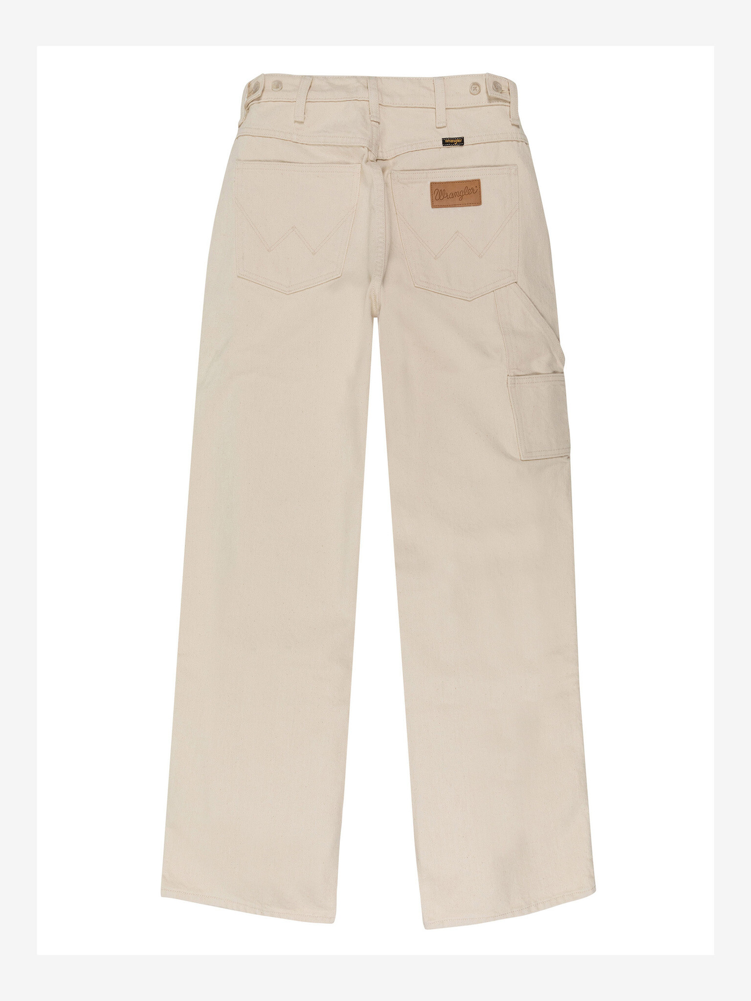 Wrangler Painter Jeans Alb - Pled.ro