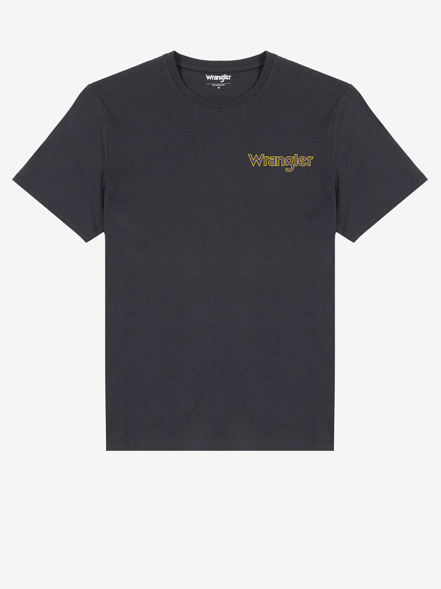 Wrangler Tricou Negru - Pled.ro