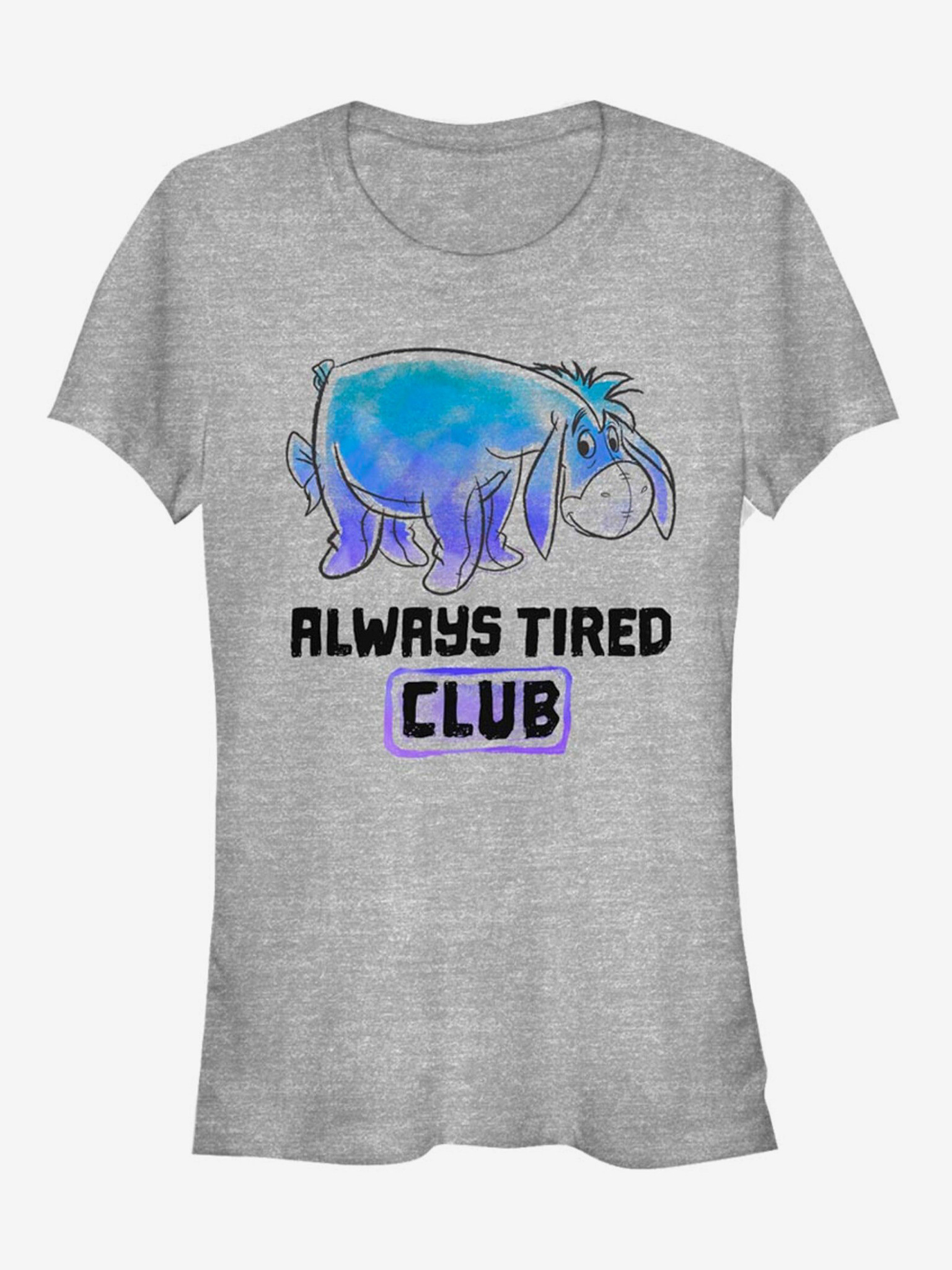 ZOOT.Fan Disney Ijáček Always tired Club Tricou Gri - Pled.ro