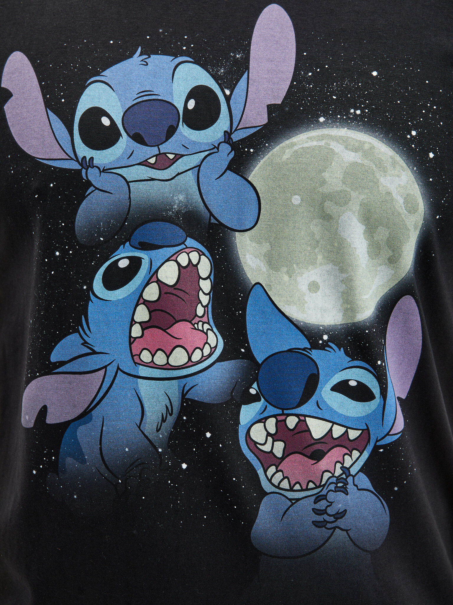 ZOOT.Fan Disney Stitch Tricou Negru - Pled.ro