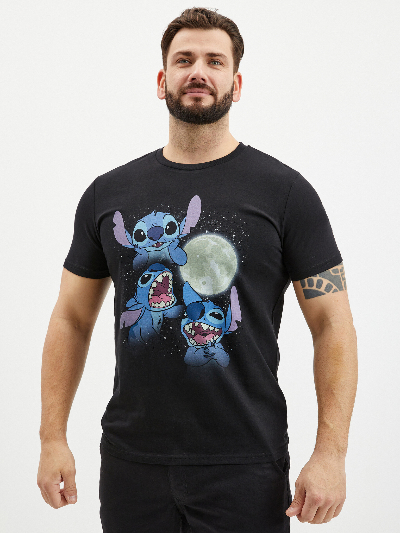 ZOOT.Fan Disney Stitch Tricou Negru - Pled.ro