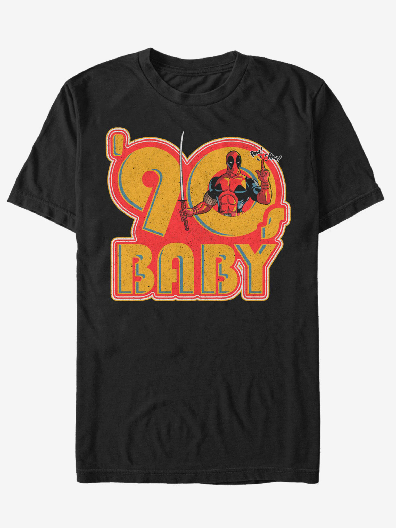 ZOOT.Fan Marvel 90's Baby Tricou Negru - Pled.ro