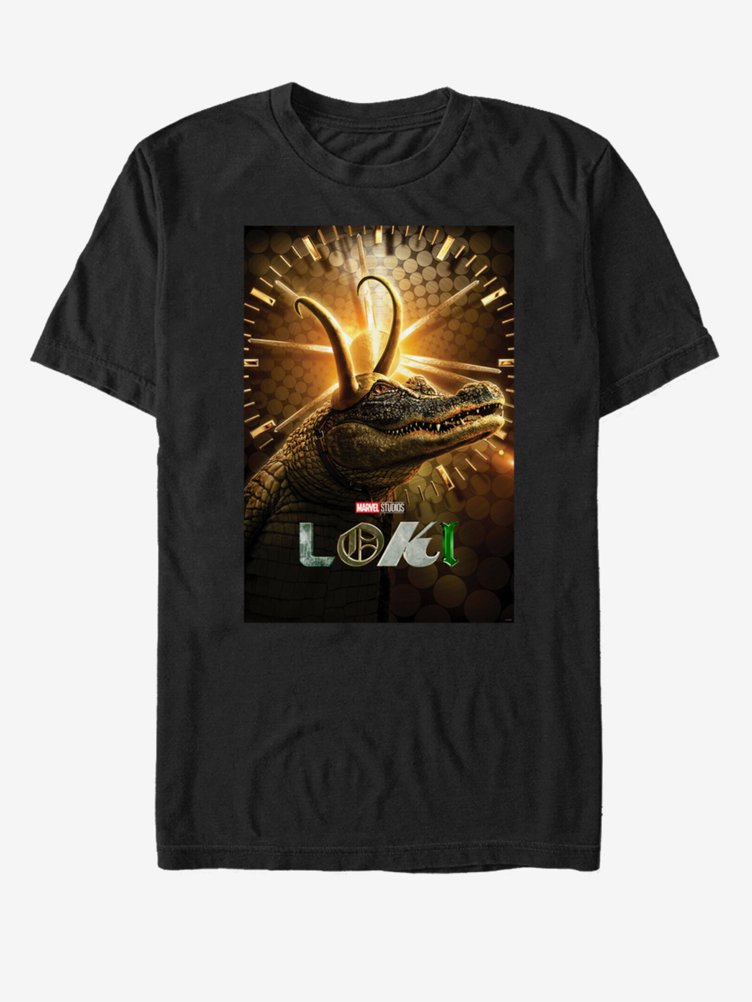 ZOOT.Fan Marvel Alligator Loki Poster Tricou Negru - Pled.ro