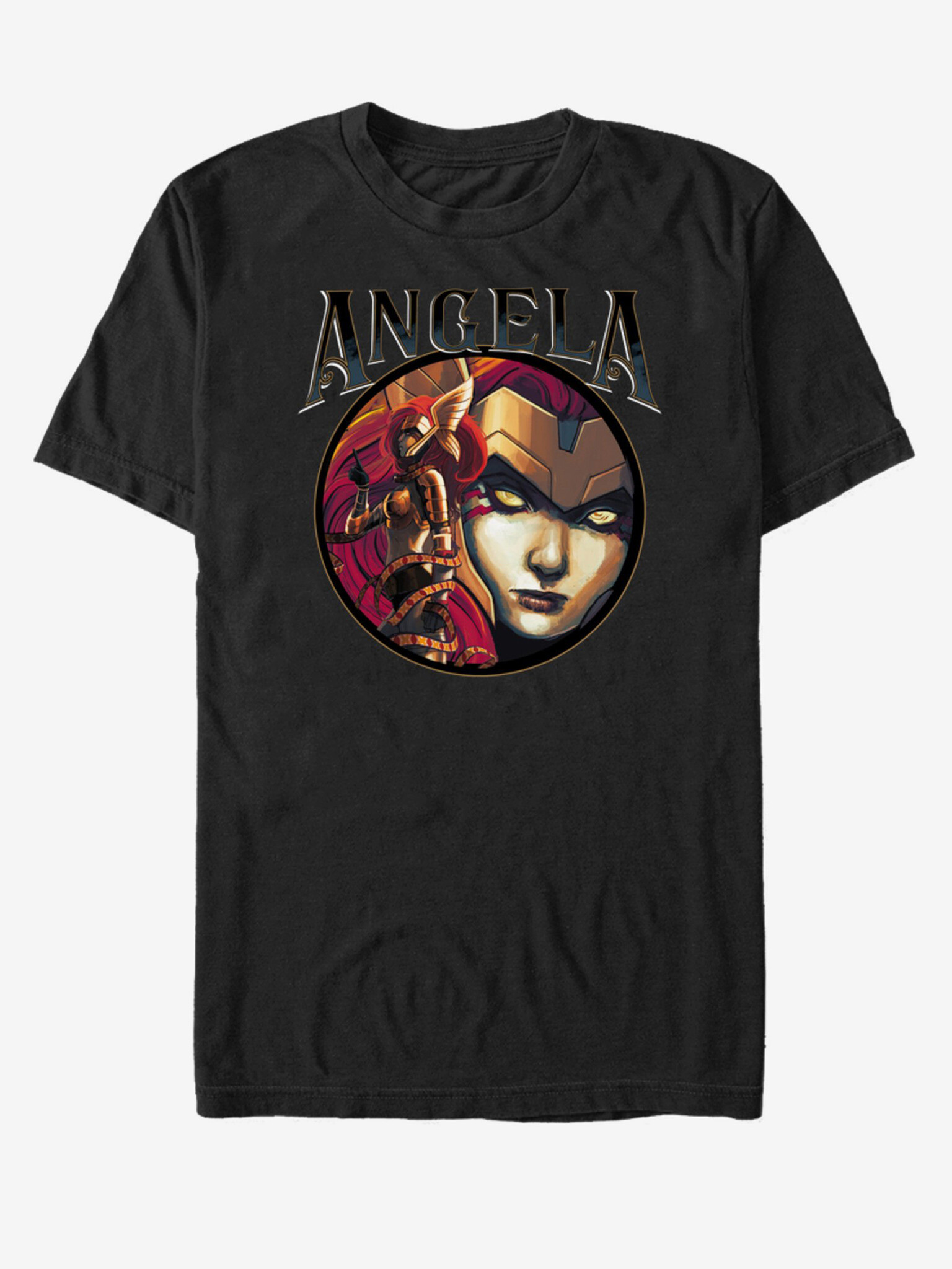 ZOOT.Fan Marvel Angela Strážci Galaxie Tricou Negru - Pled.ro