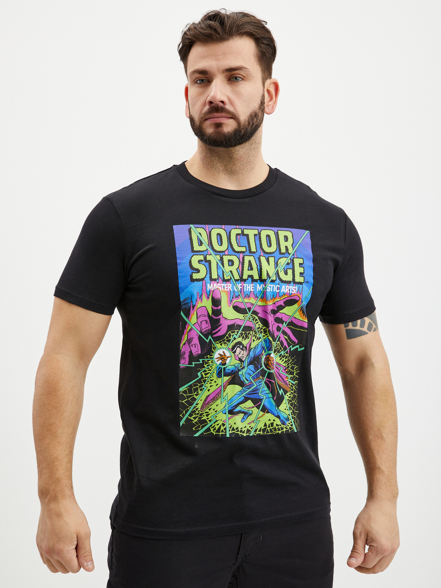 ZOOT.Fan Marvel Doctor Strange Tricou Negru - Pled.ro