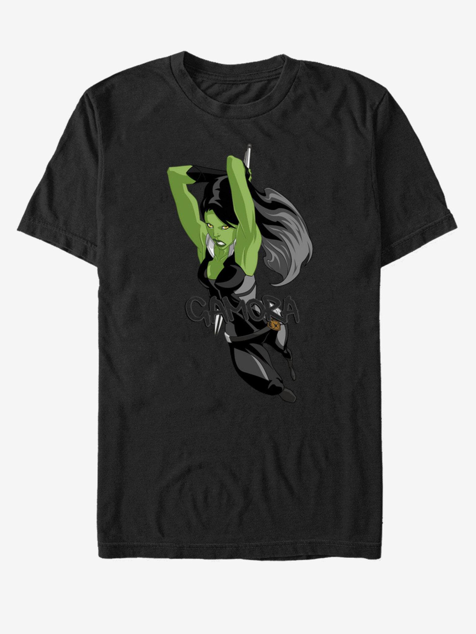 ZOOT.Fan Marvel Gamora Strážci Galaxie Tricou Negru - Pled.ro