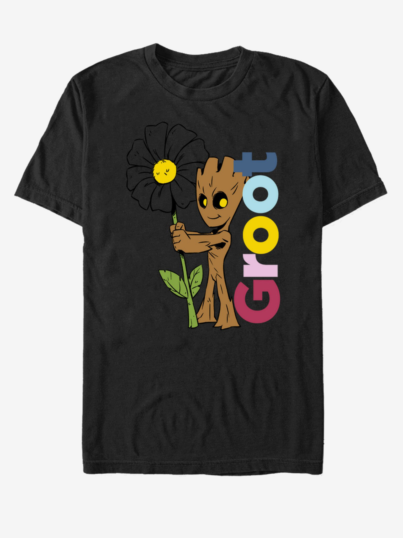 ZOOT.Fan Marvel Groot Strážci Galaxie Tricou Negru - Pled.ro