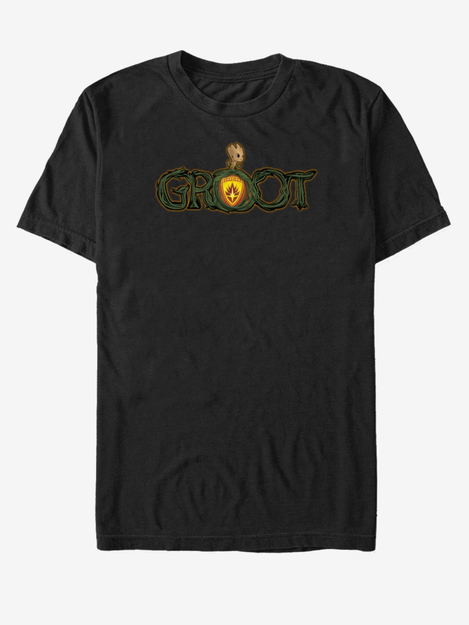 ZOOT.Fan Marvel Groot Strážci Galaxie Tricou Negru - Pled.ro