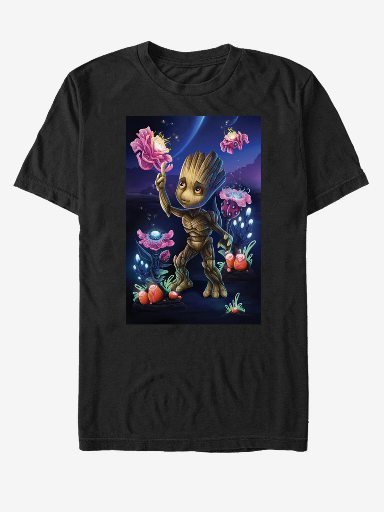 ZOOT.Fan Marvel Groot Strážci Galaxie Tricou Negru - Pled.ro