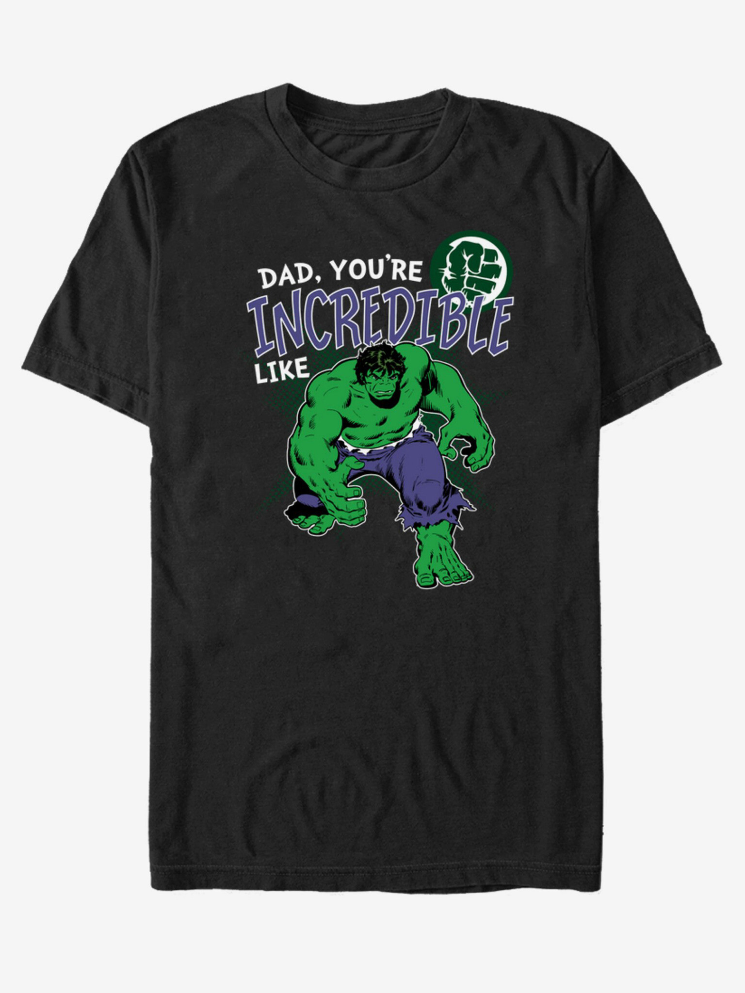 ZOOT.Fan Marvel Incredible Like Dad Tricou Negru - Pled.ro