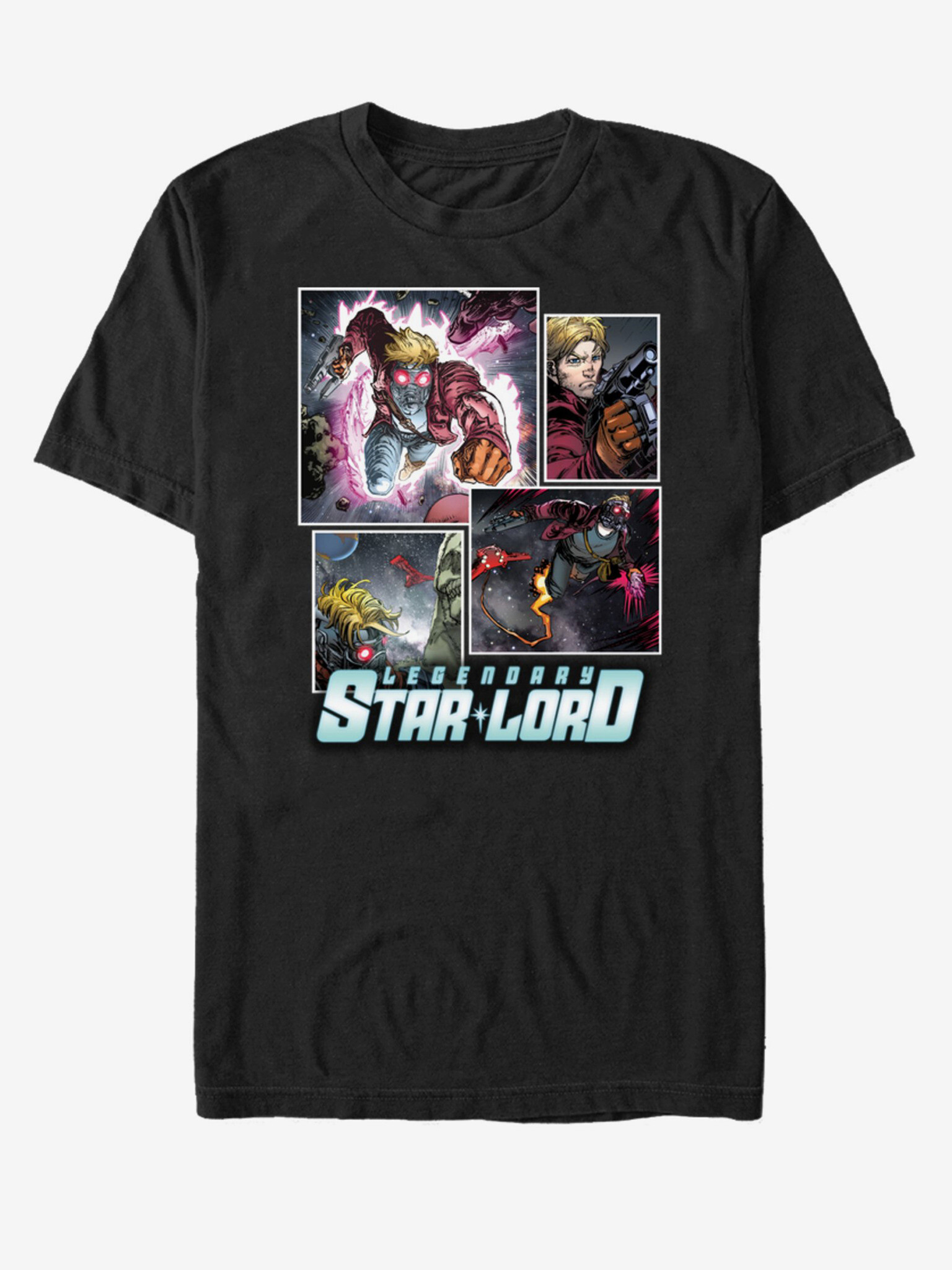 ZOOT.Fan Marvel Legendary Star Lord Strážci Galaxie Tricou Negru - Pled.ro