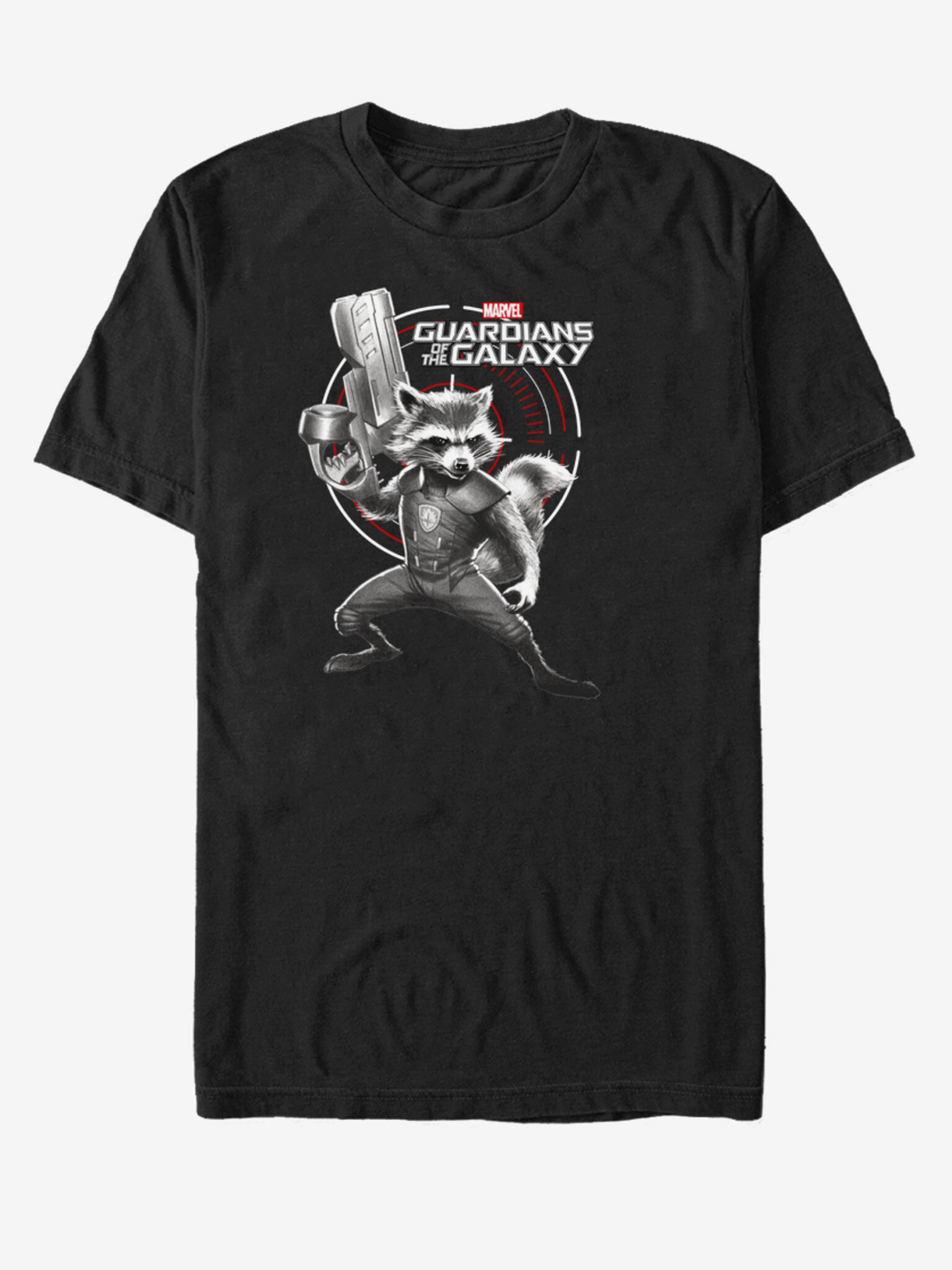 ZOOT.Fan Marvel Rocket Strážci Galaxie Tricou Negru - Pled.ro