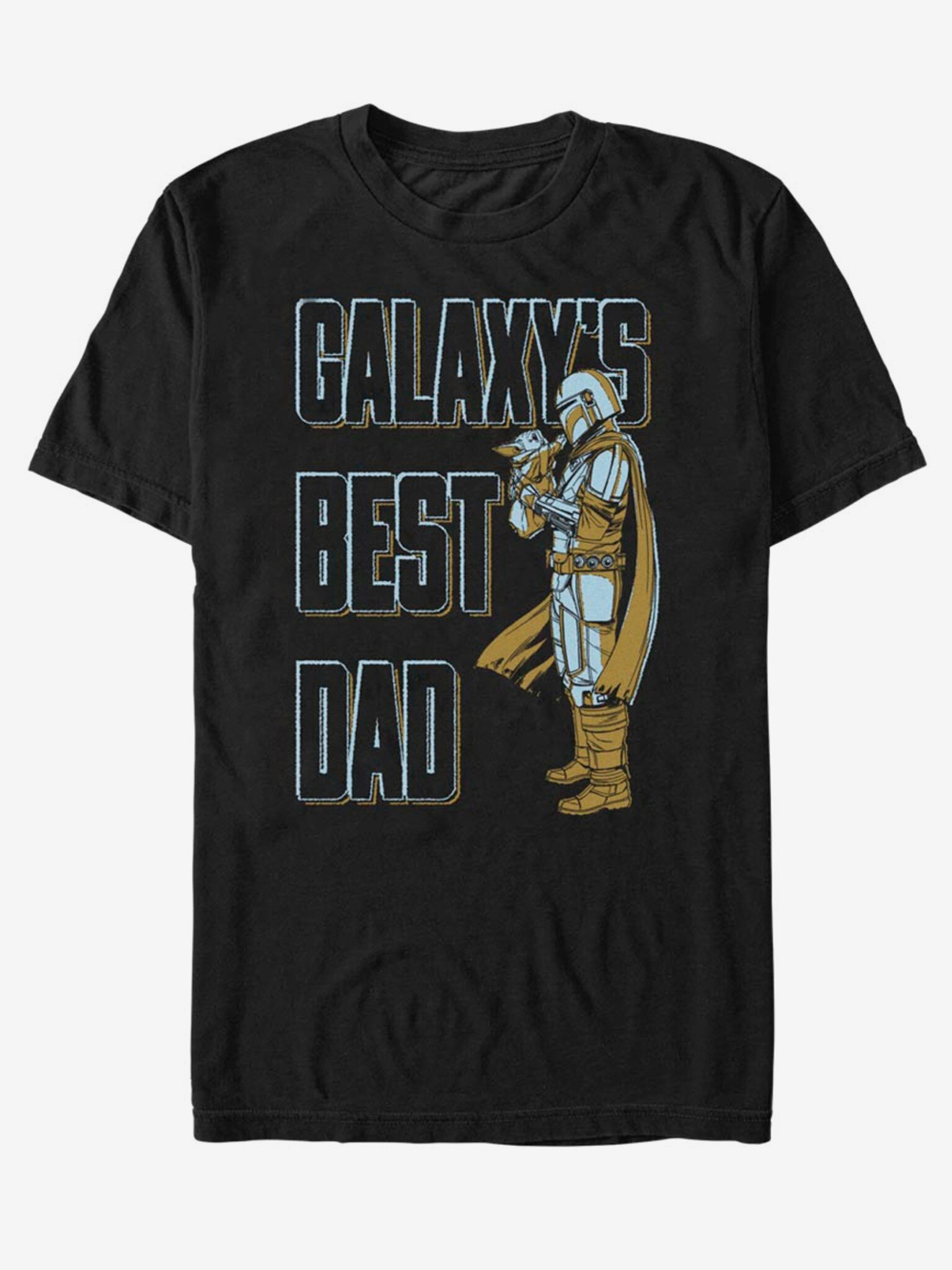 ZOOT.Fan Star Wars Daddy MandoO Tricou Negru - Pled.ro