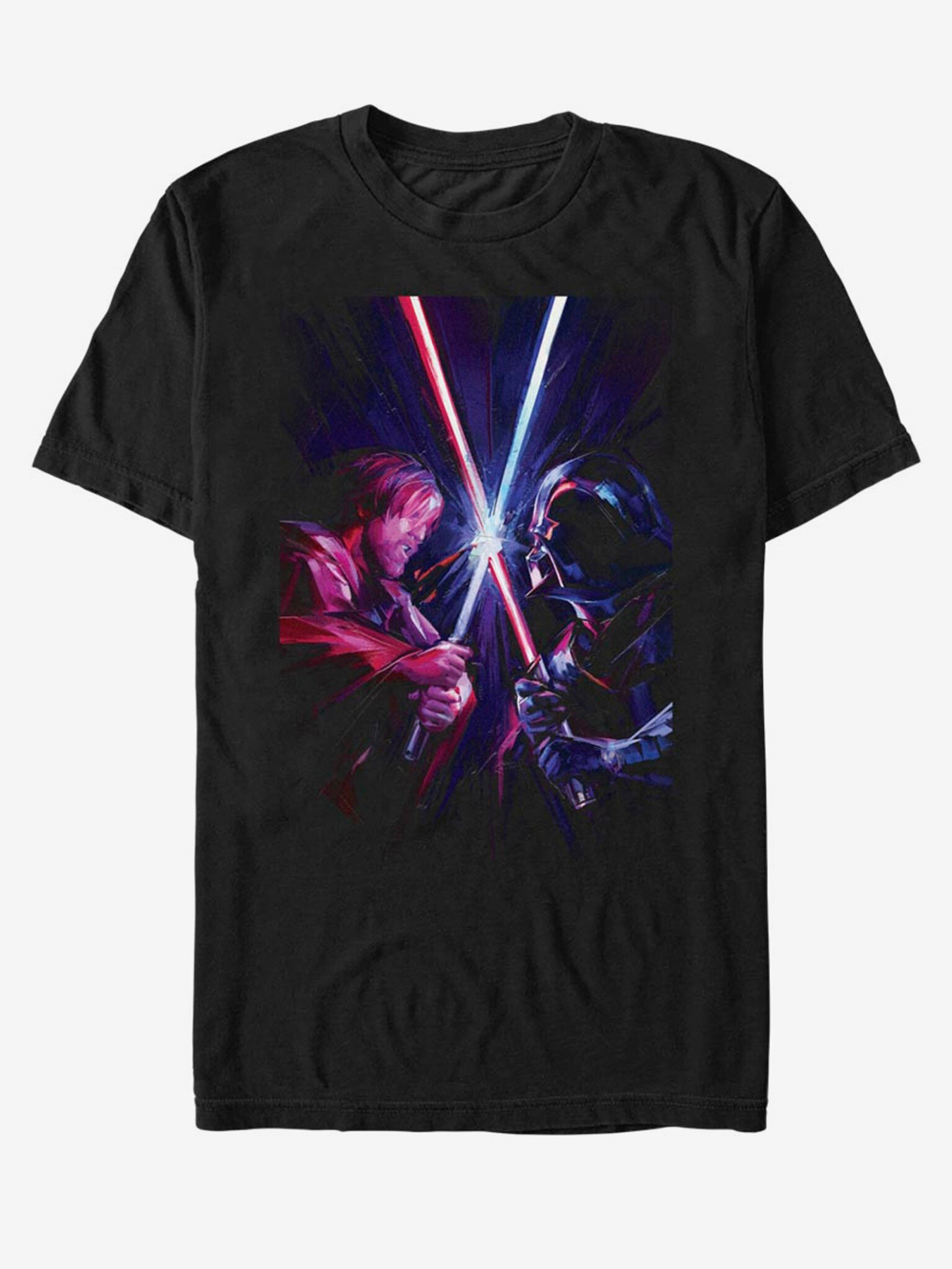 ZOOT.Fan Star Wars Obi Van Kenobi Darth Vader Tricou Negru - Pled.ro