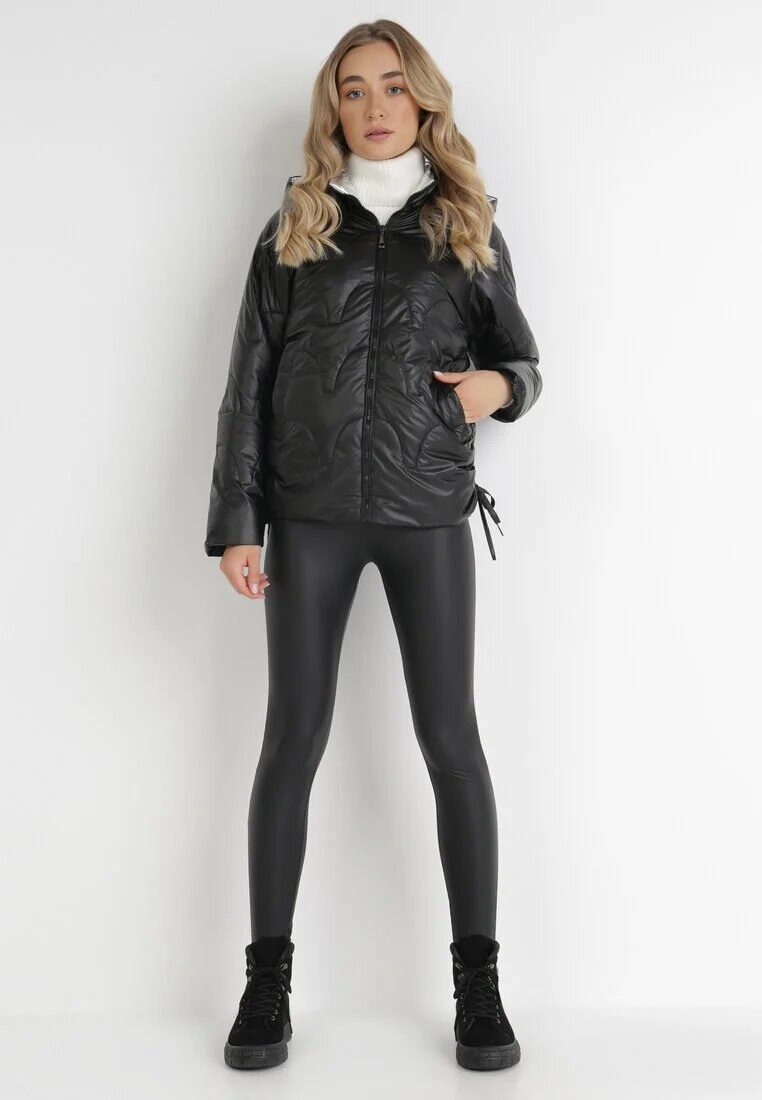 6&8 fashion Geacă Neagră Ocyporena