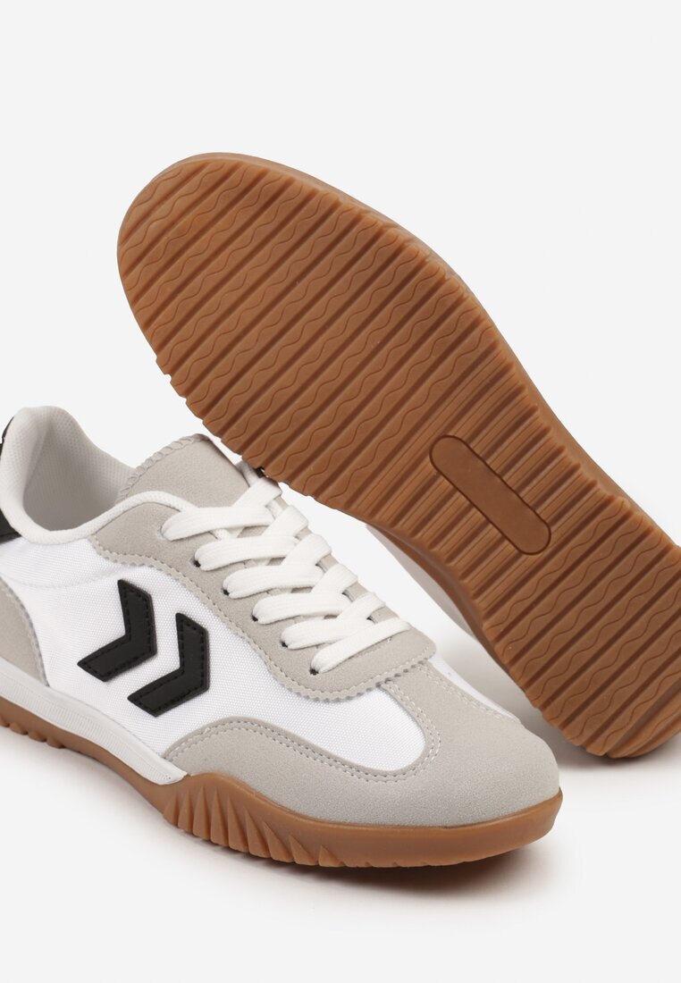 888 Adidași Alb-Negru în Stilul Tenisilor Clasici cu Cusături Decorative Mepnia