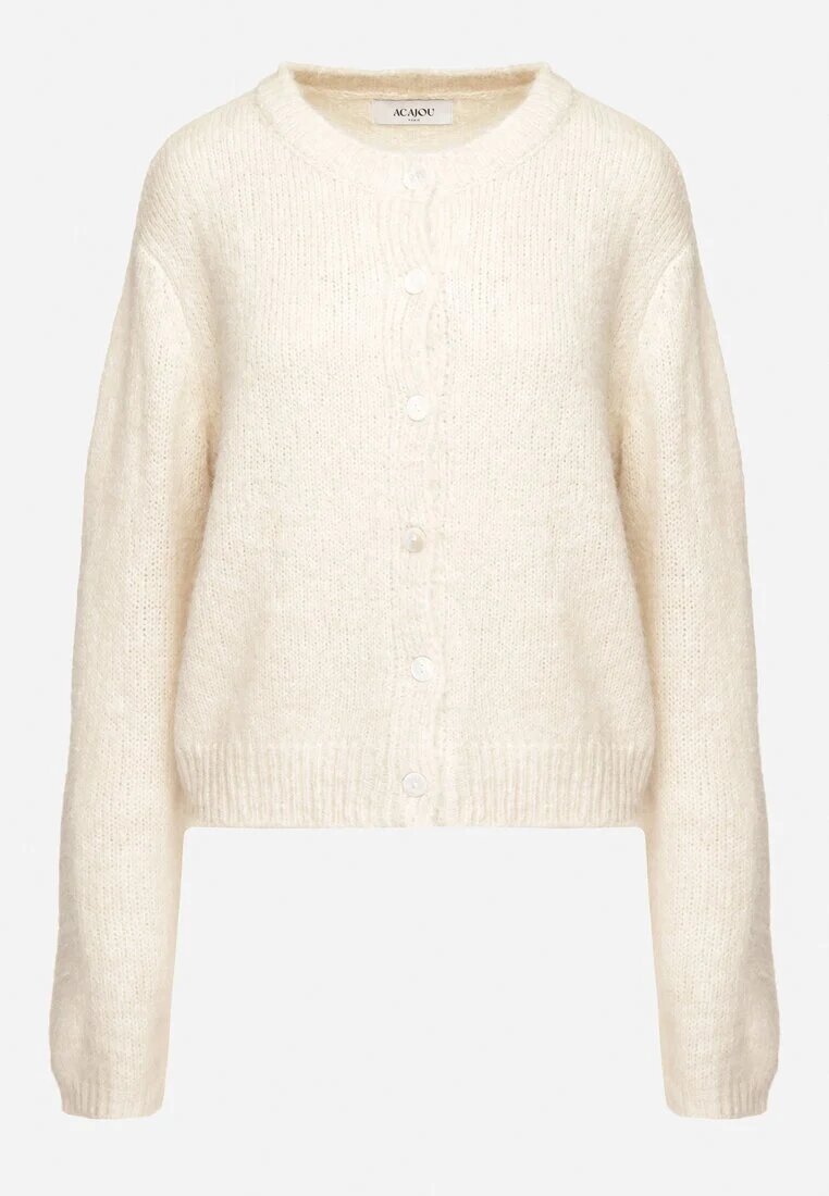 acajo Cardigan bej casual cu croială clasică Riathiel