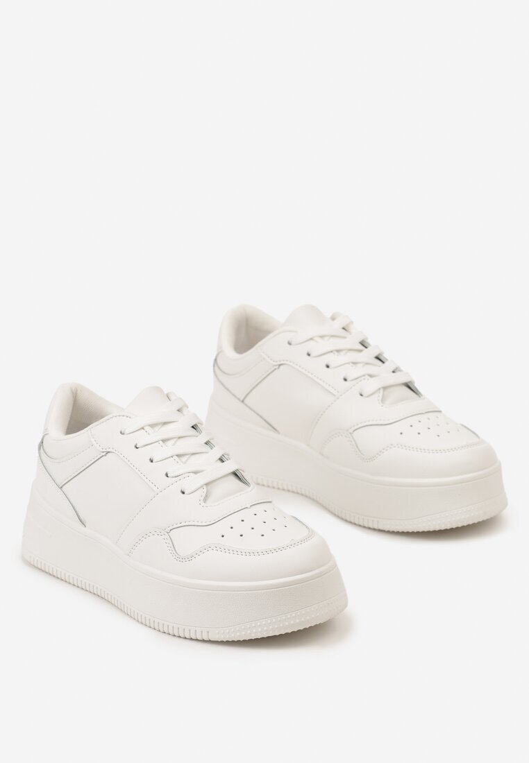  Adidași Albi cu Talpă Groasă sub Glezna Kiwiana