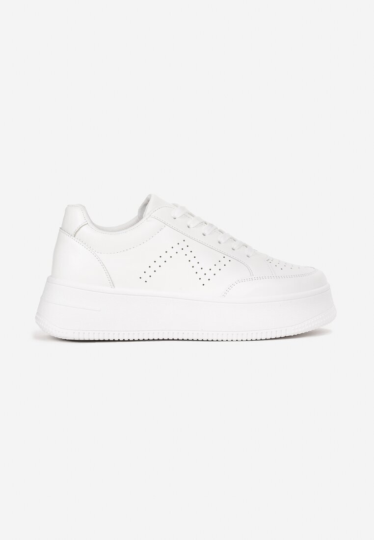  Adidași Albi pe Platformă Agnenia
