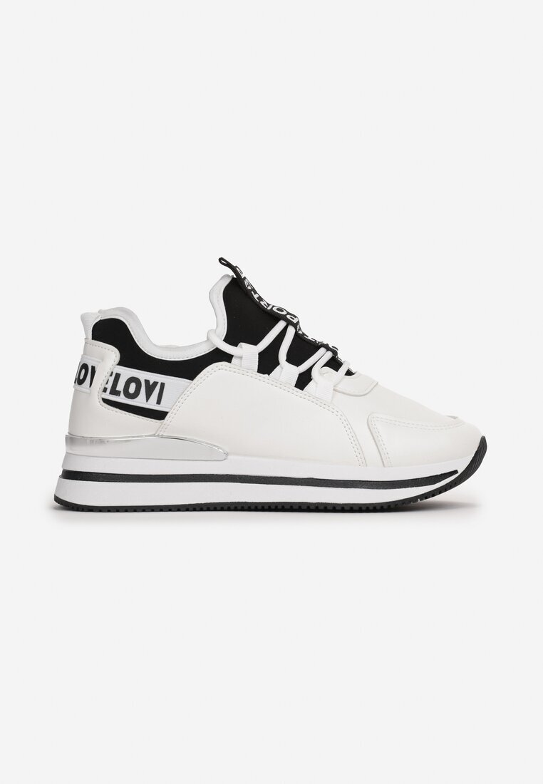  Adidași Albi sub gleznă cu platformă Loyalin