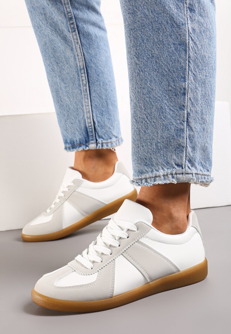  Adidași Gri-Alb în stil de tenisi clasici Filtris