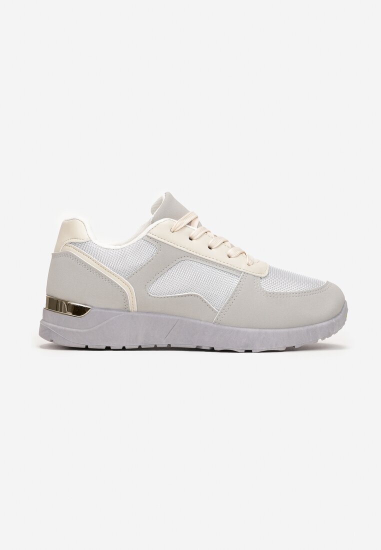  Adidași Gri până la gleznă cu Inserție Metalică Nevata