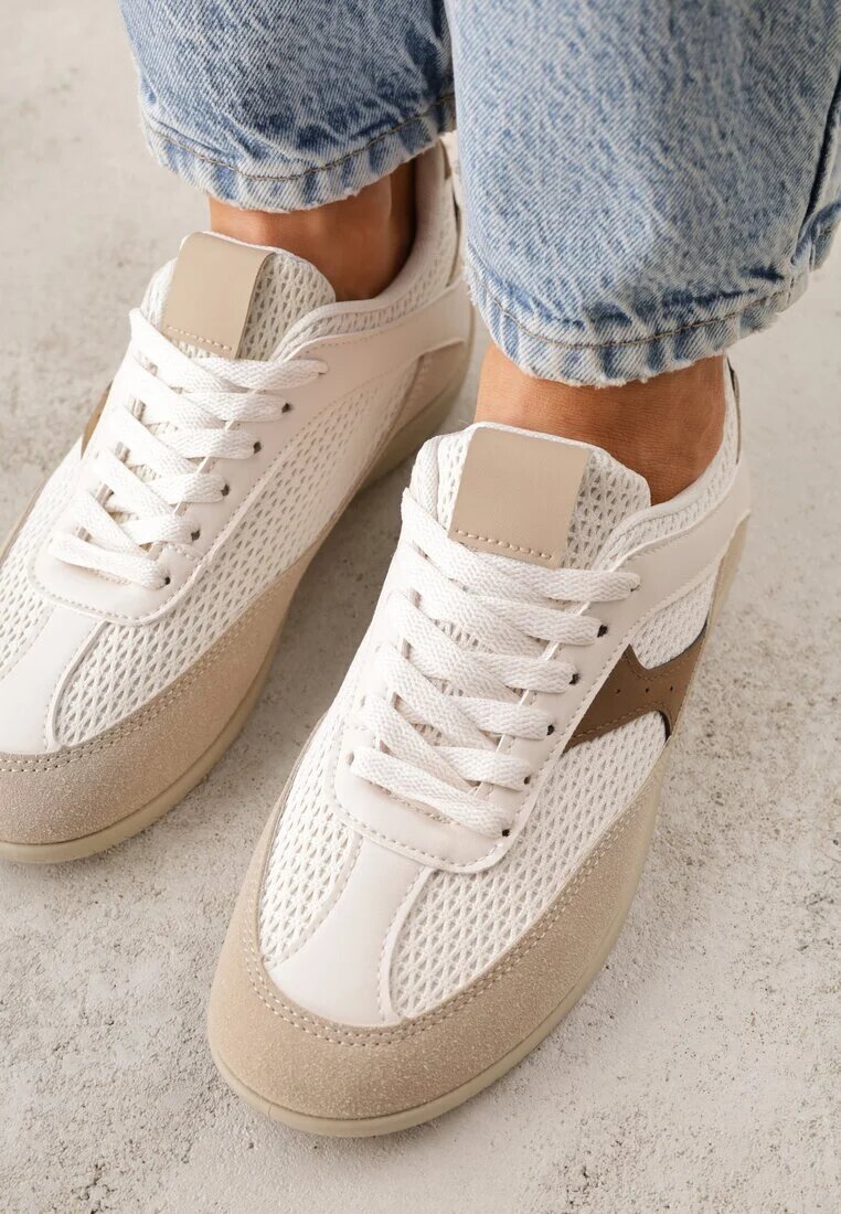  Adidași Maro Decorați cu Motiv Geometric Lamemisia