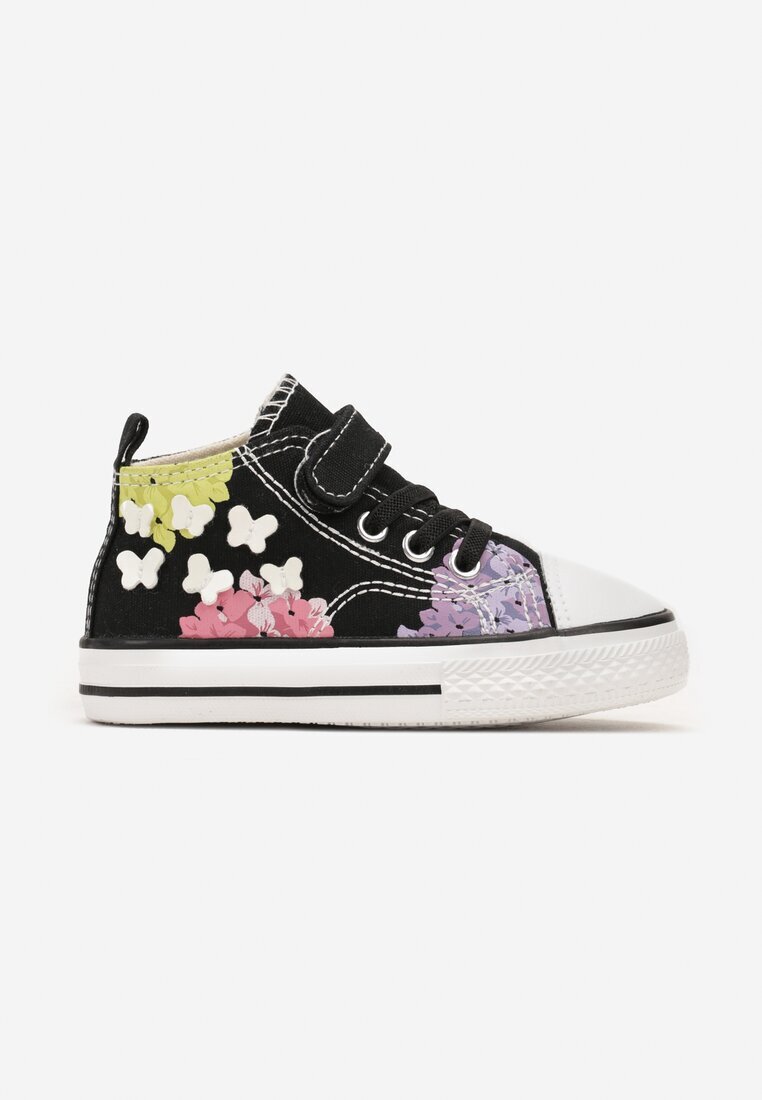  Adidași Negri cu scai cu fluturi decorativi Niottea